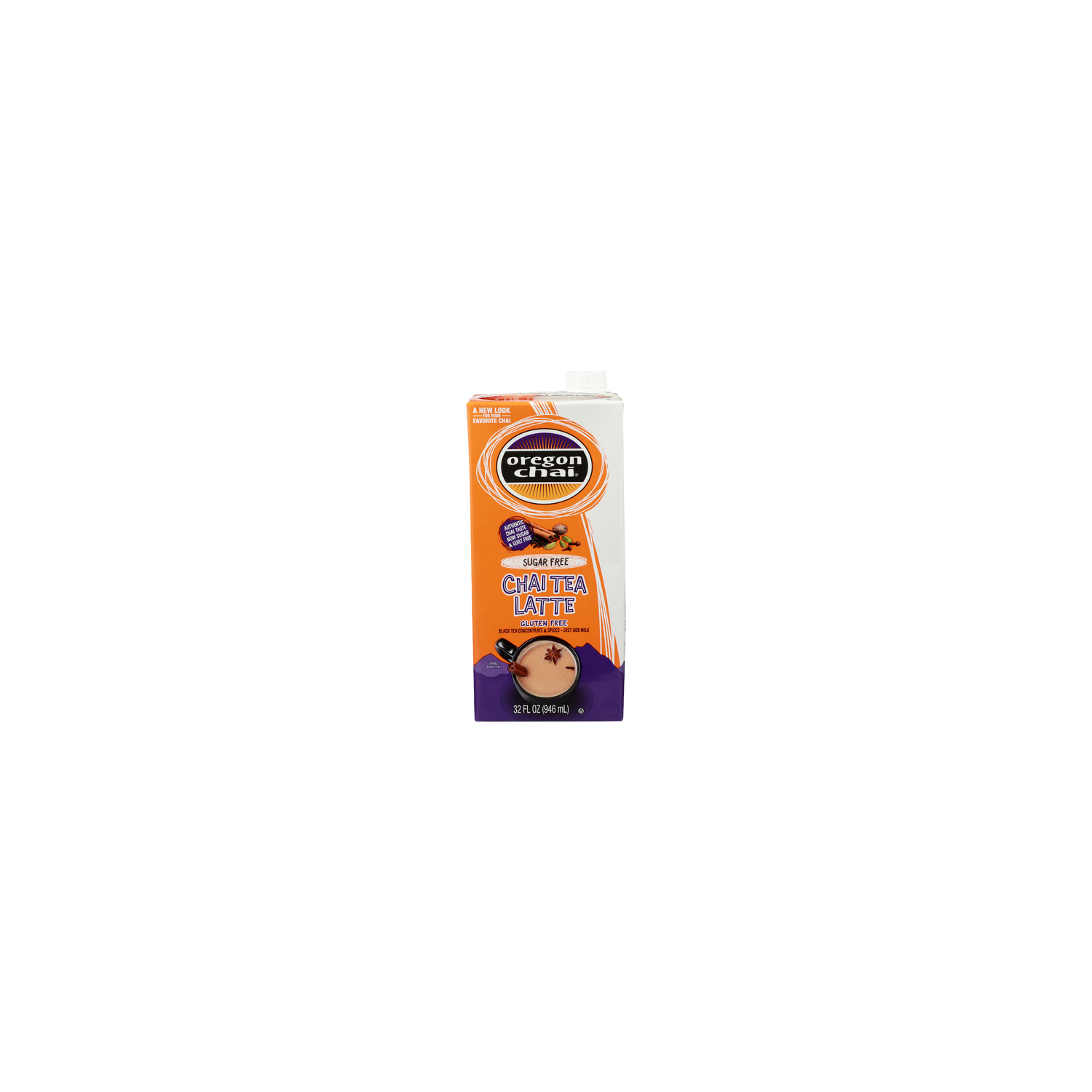 Oregon Chai Black Tea Concentrate & Spices Latte - 32 Fluid Ounce Image 1 of 4