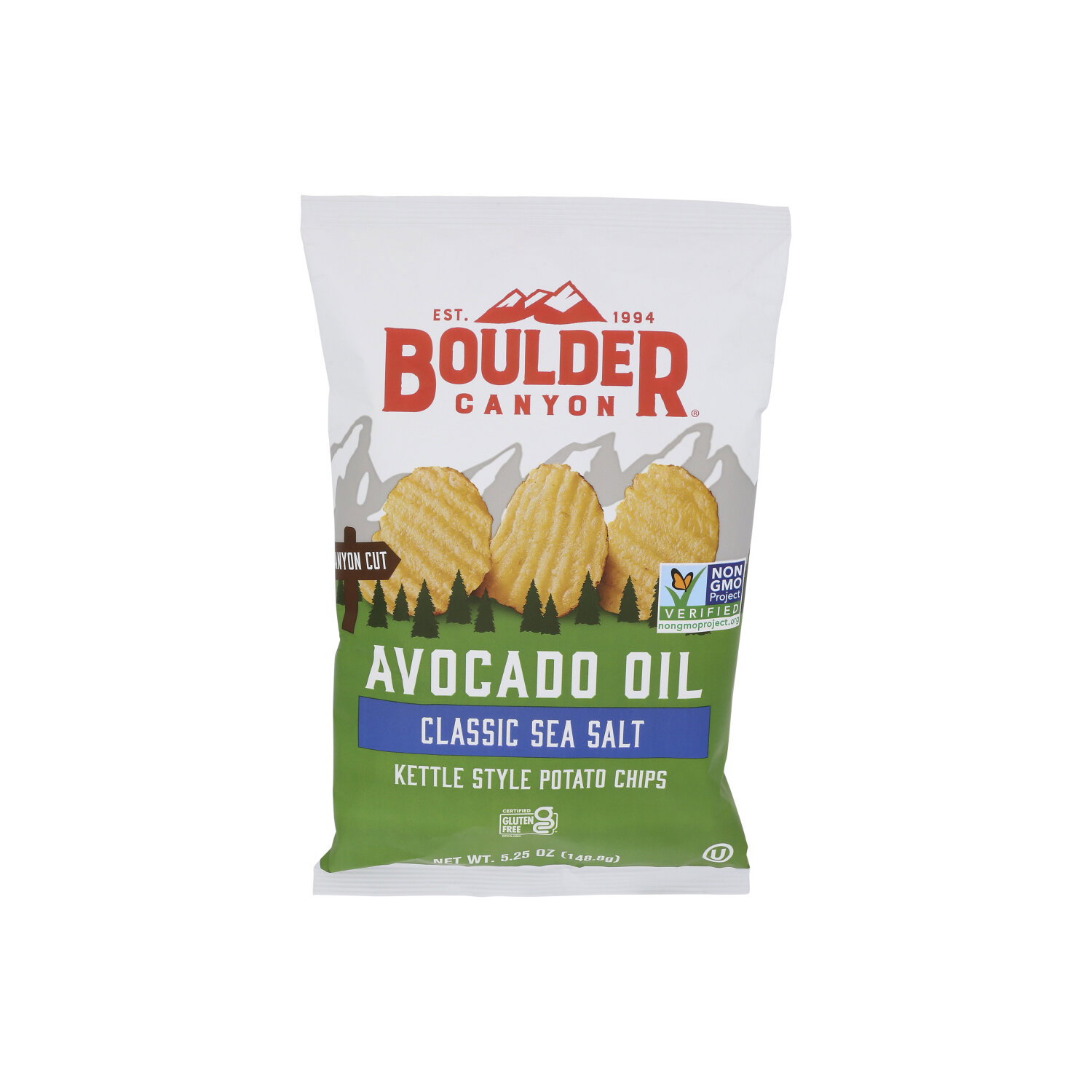 Boulder Canyon Avocado Oil Classic Sea Salt Kettle Style Potato