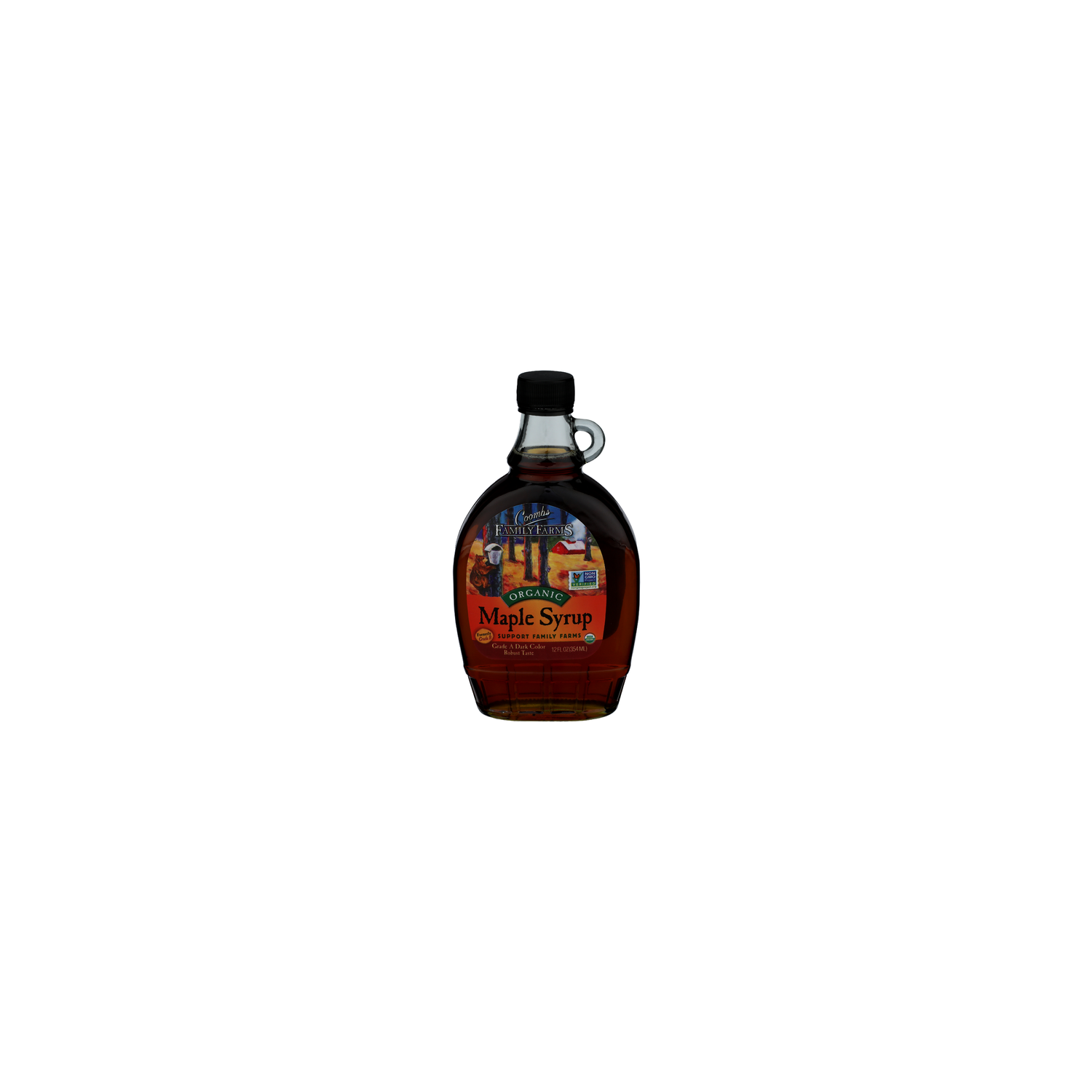 Coombs Family Farms Maple Syrup Grade A Dark Color - 12 Fluid Ounce Image 1 of 4