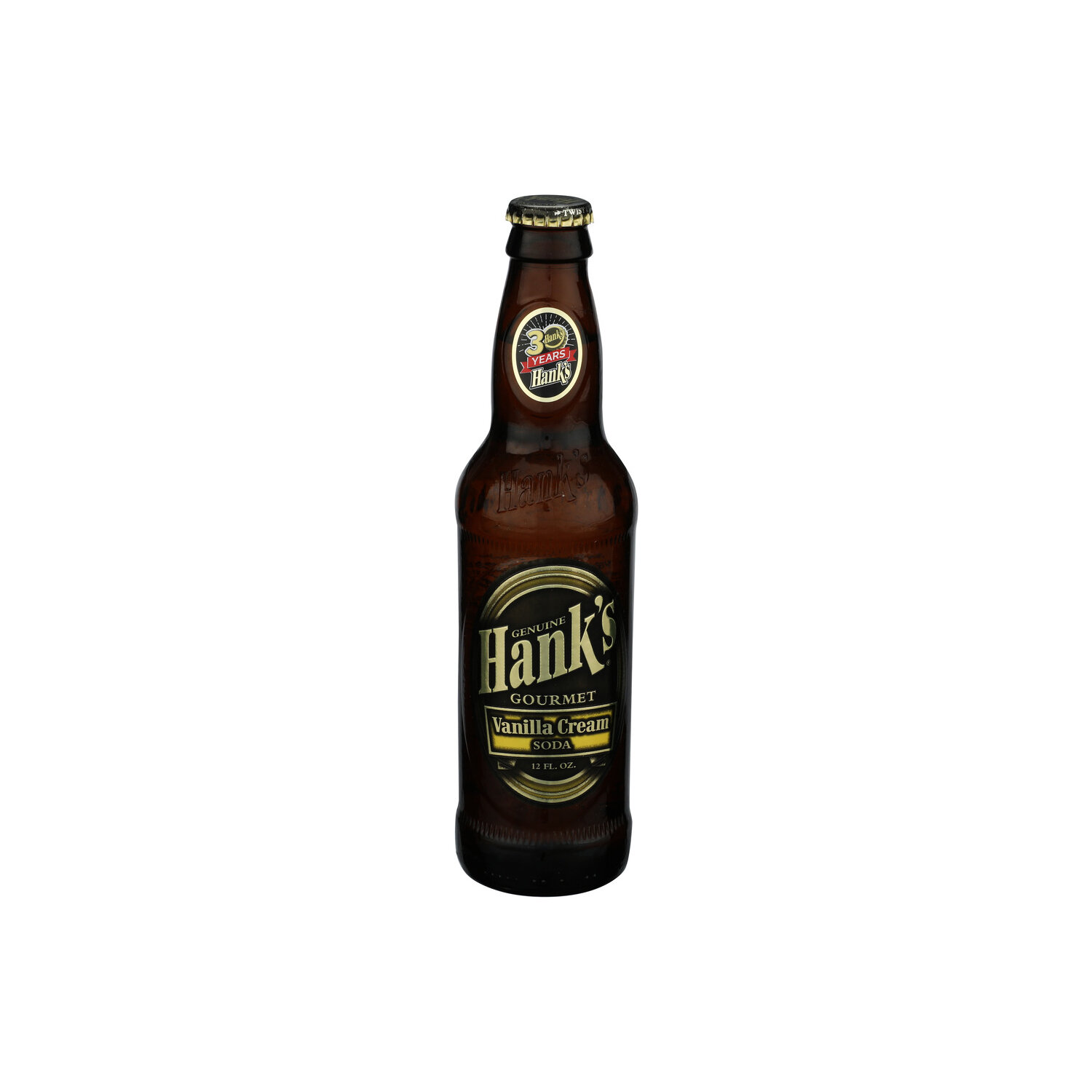 HANK's Soda Vanilla Cream - 12 Fluid Ounce Image 1 of 4