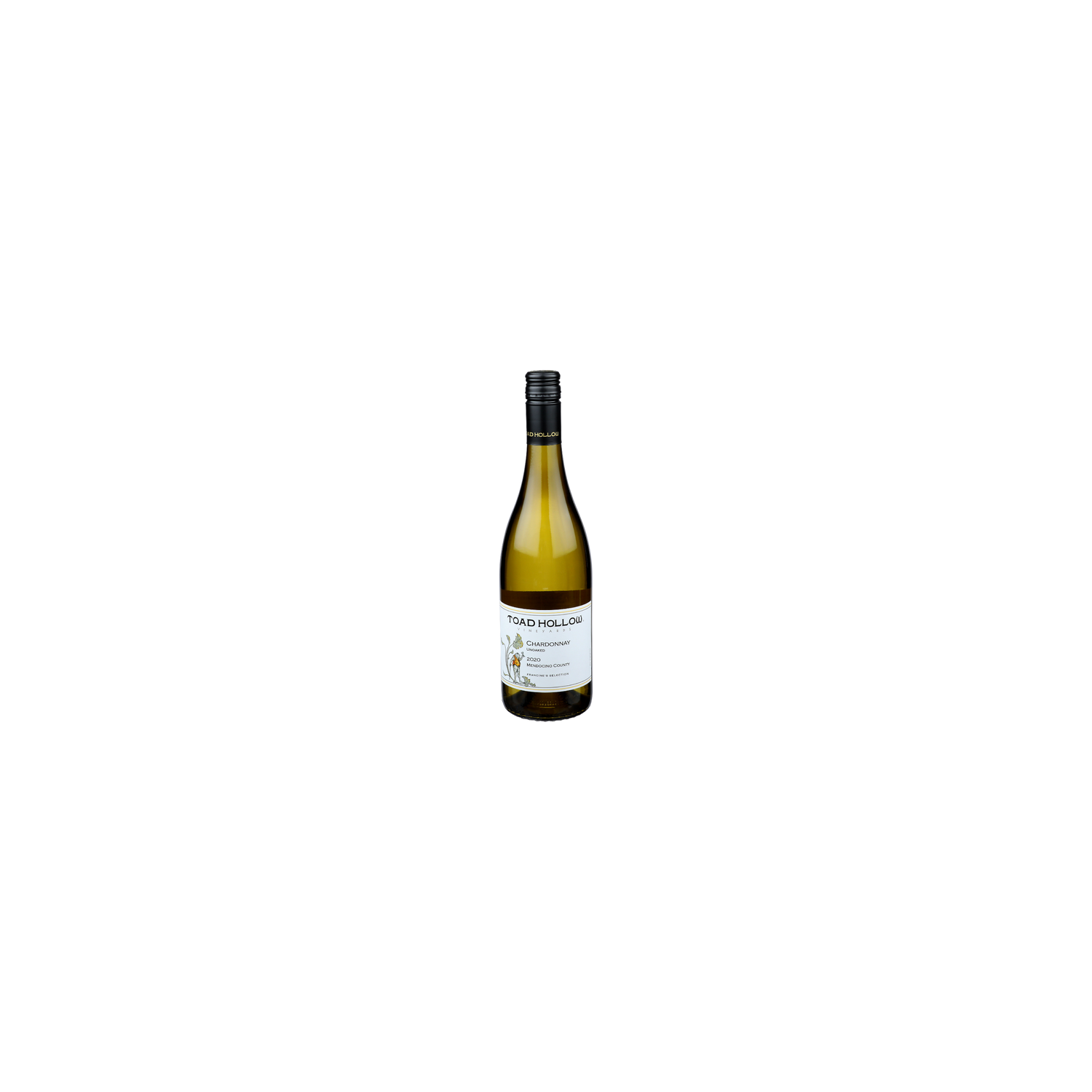 Toad Hollow Vineyards Unoaked Chardonnay Francine's Selection - 750 ml Image 1 of 2