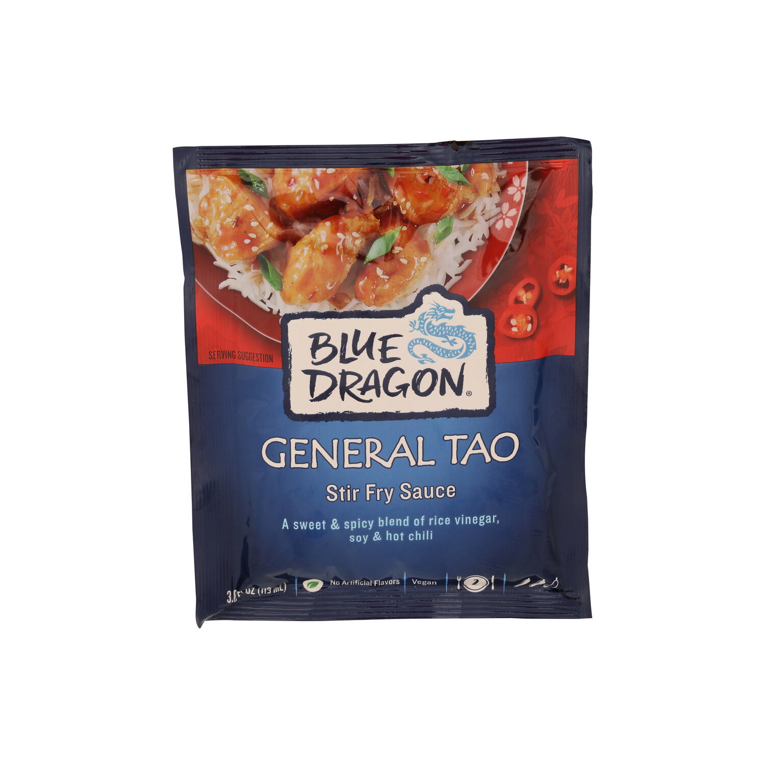 Blue Dragon General Tao Sauce Stor Fry Stir Sachets - 3.8 Fluid Ounce Image 1 of 4