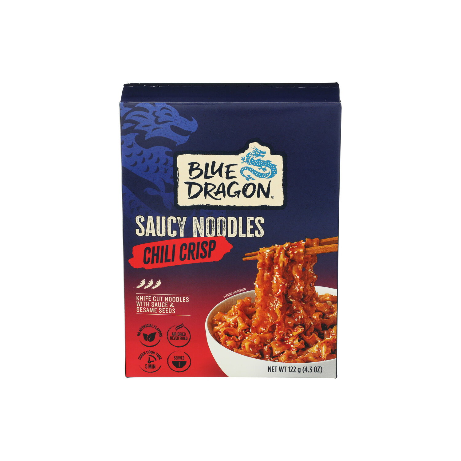Blue Dragon Chili Crisp Saucy Noodles - 122 Gram Image 1 of 4