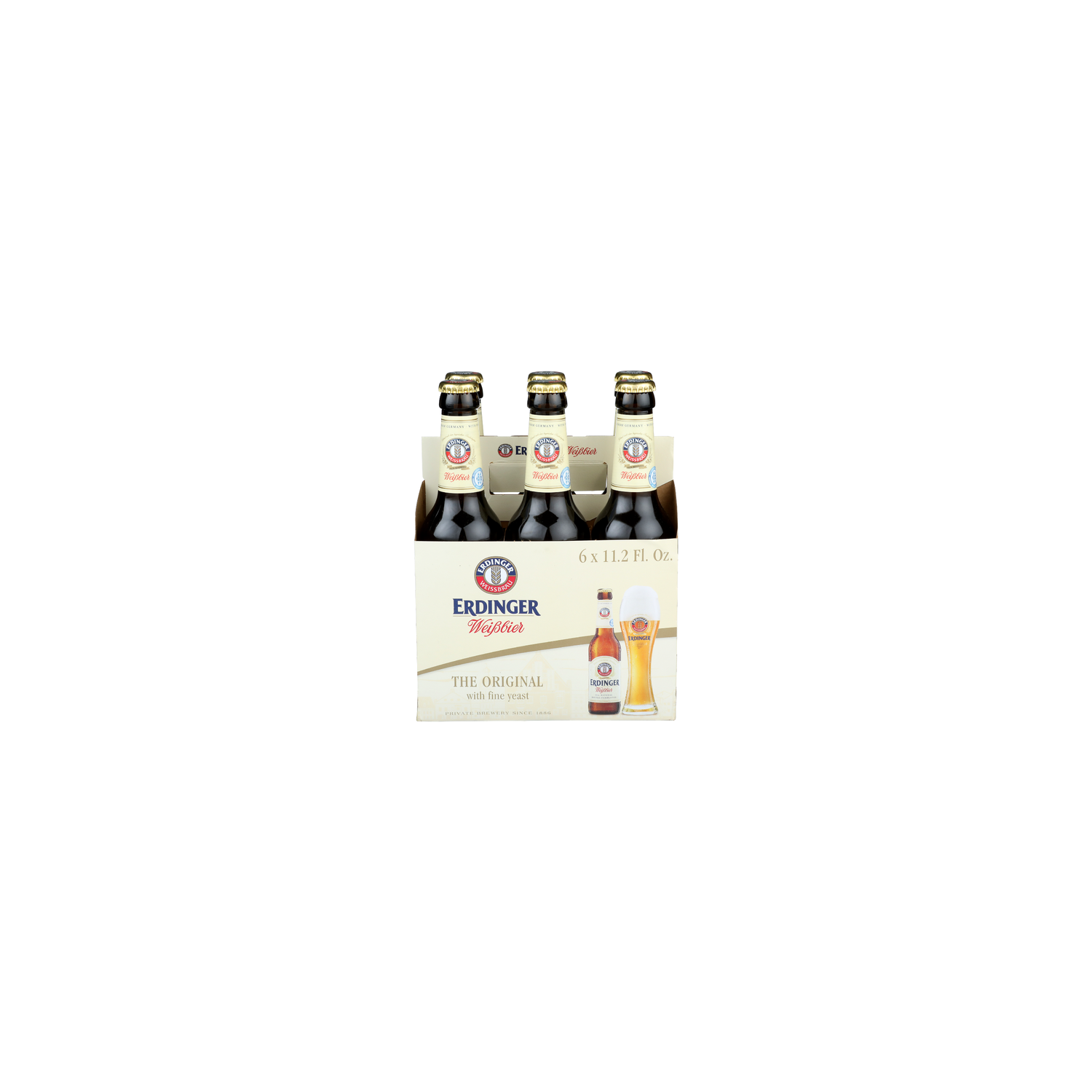 Erdinger Weissbrau The Original Weibbier - 11.2 Fluid Ounce - 6 Count Image 1 of 2