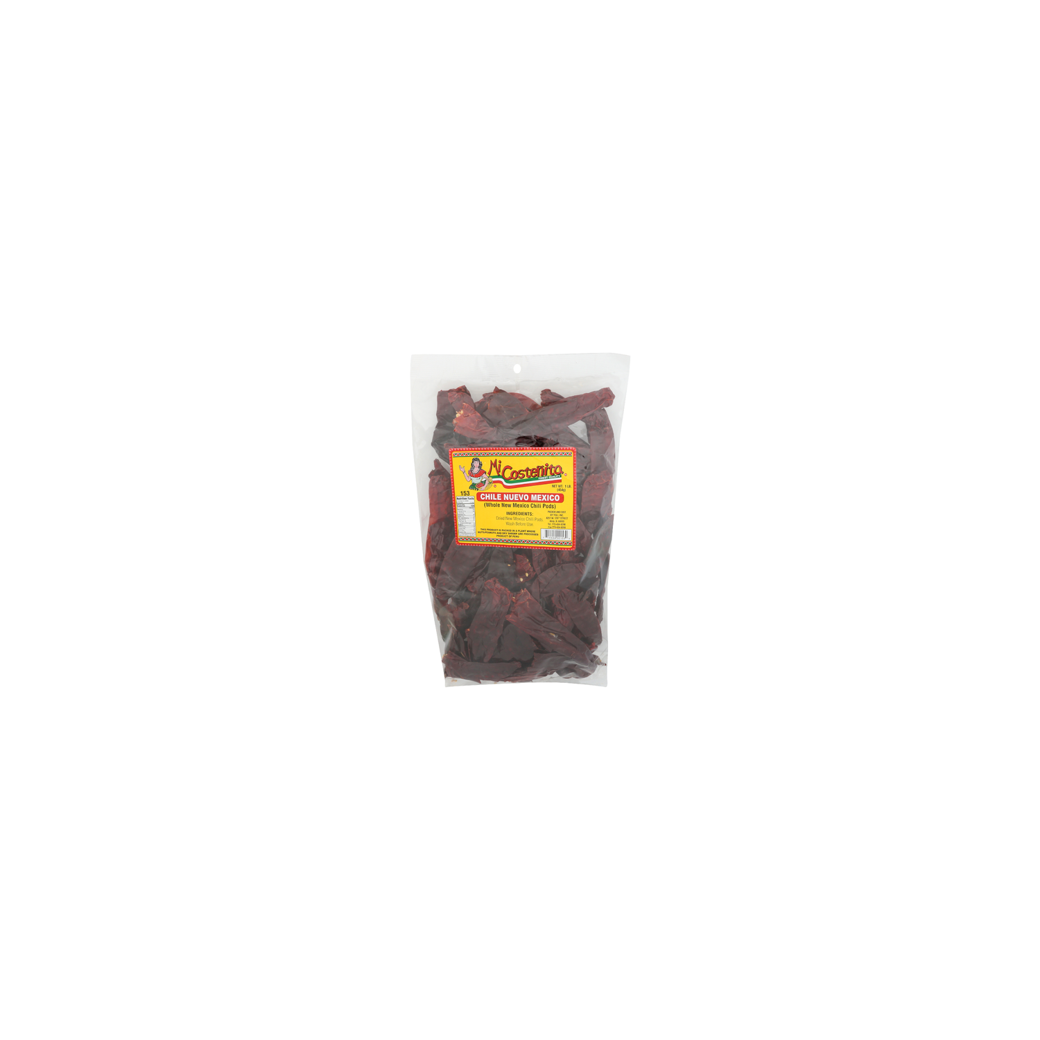 Mi Costenita Whole New Mexico Chili Pods - 1 Pound Image 1 of 4