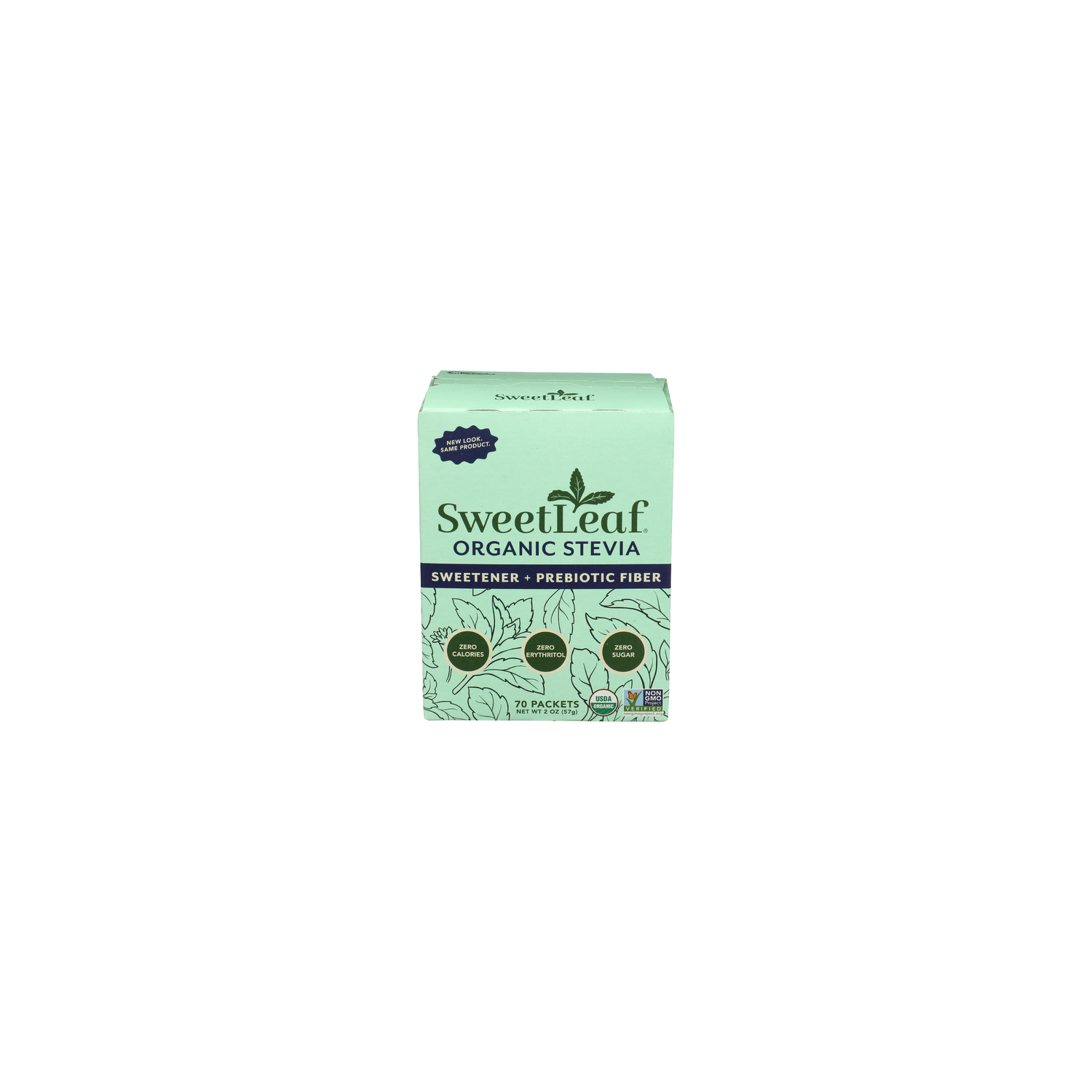 Sweetleaf Box Organic Stevia Sweetener - 0.029 Ounce - 70 Count Image 1 of 4
