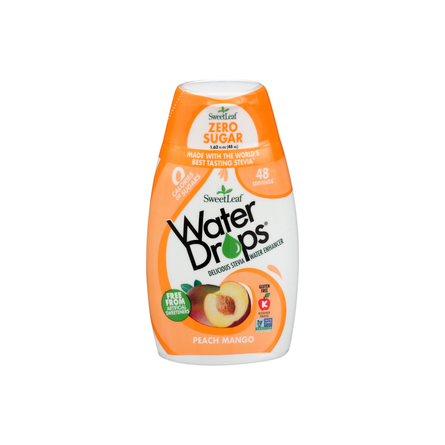 Sweetleaf Peach Mango Water Drops - 0.034 Fluid Ounce - 48 Count Image 1 of 4