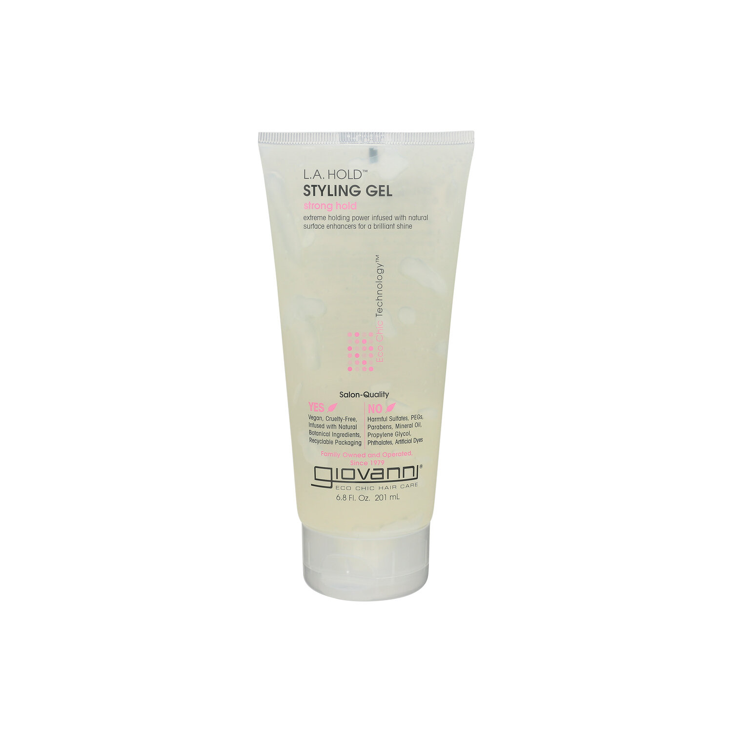 Giovanni LA. Hold Styling GEL. L.A. Natural Gel - 6.8 Fluid Ounce Image 1 of 3