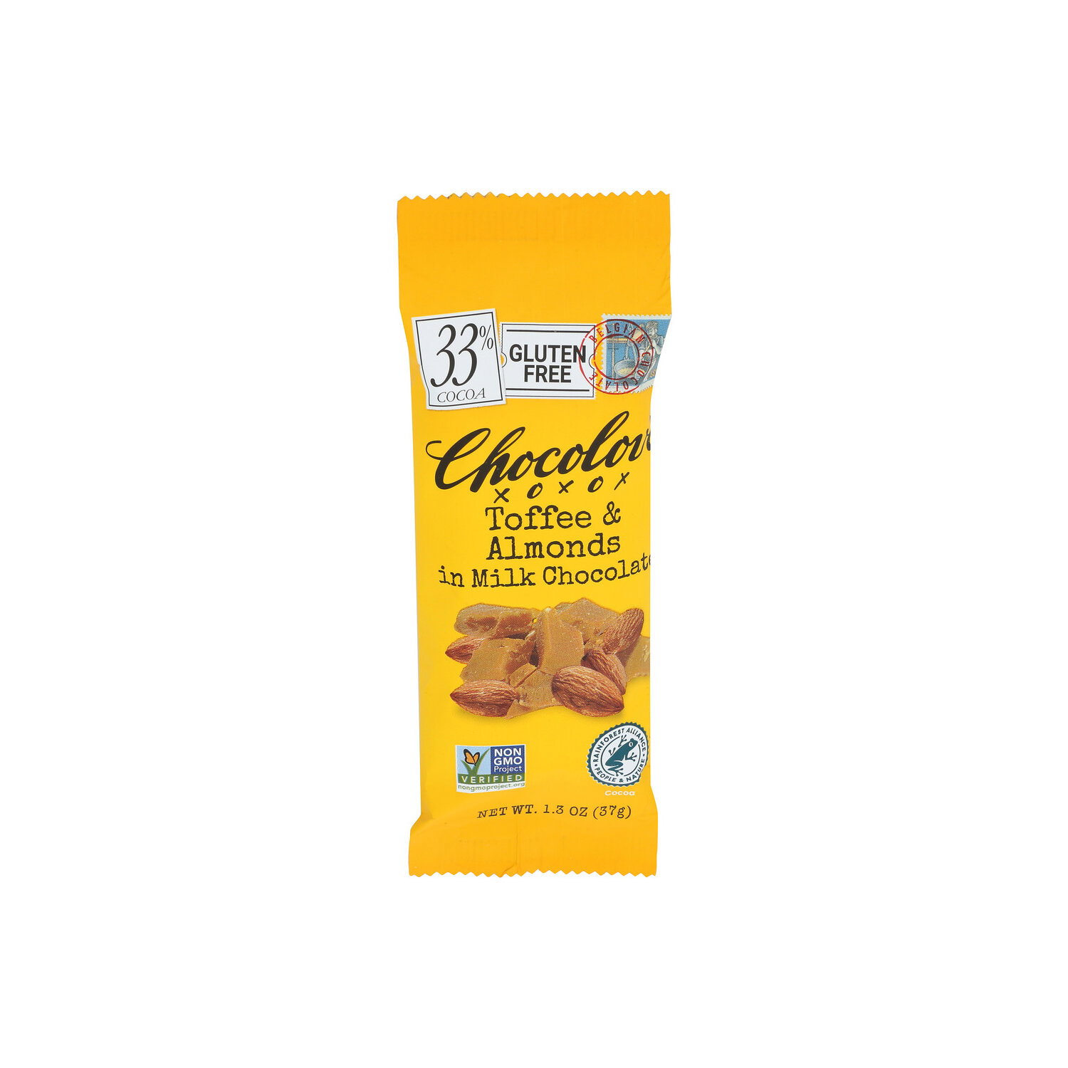 Chocolove Toffee & Almonds Chocolate Bar - 1.3 Ounce Image 1 of 4