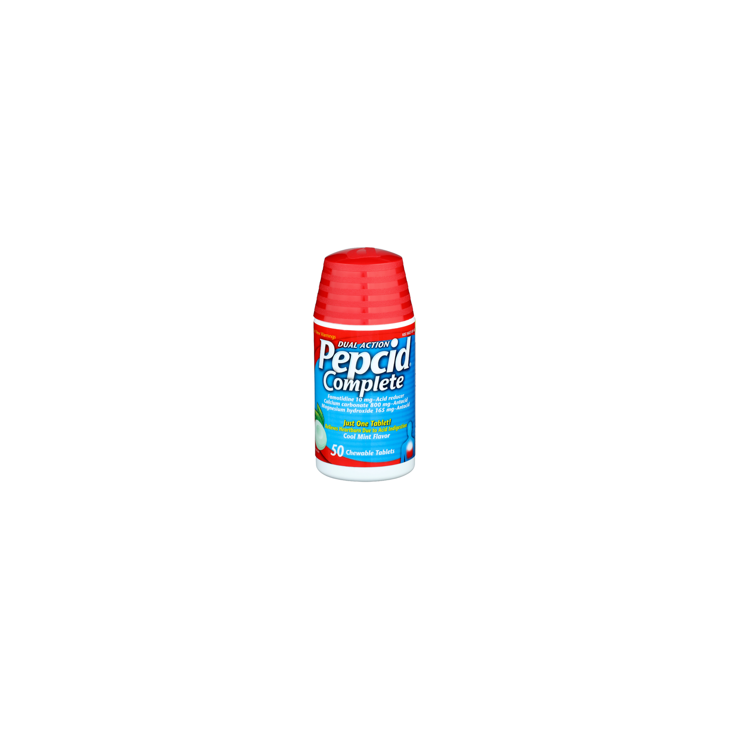 Pepcid Cool Mint Flavor Complete - 50 Count Image 1 of 3
