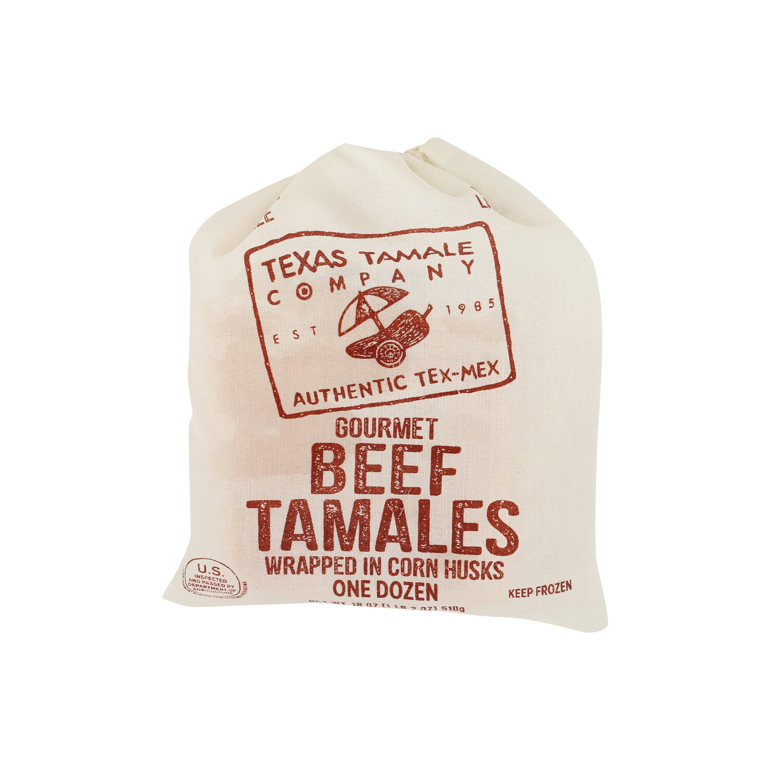 Texas Tamale Company Beef Tamales Wrapped In Corn Husks - 1.5 Ounce - 12 Count Image 1 of 4