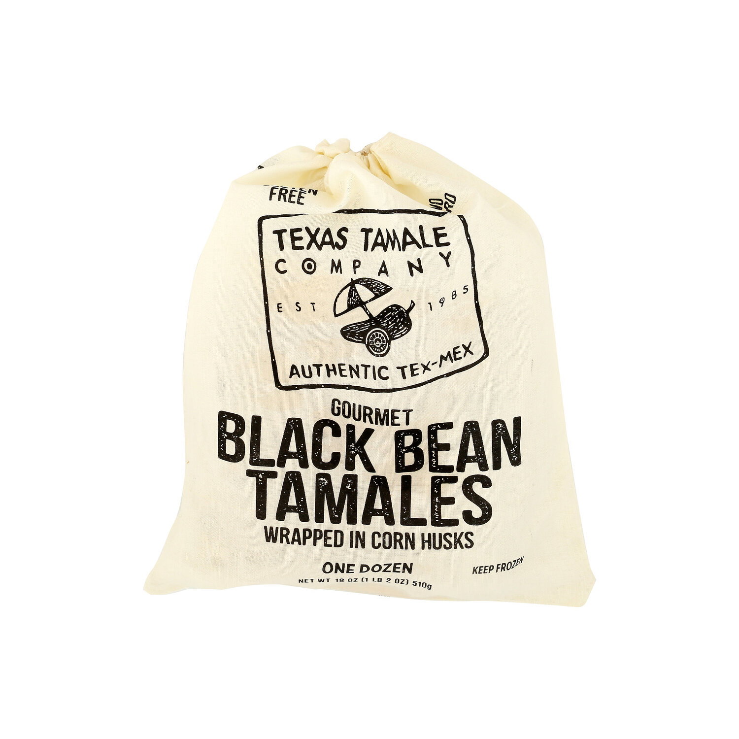 Texas Tamale Company Wrapped In Corn Husks Black Bean - 1.5 Ounce - 12 Count Image 1 of 4