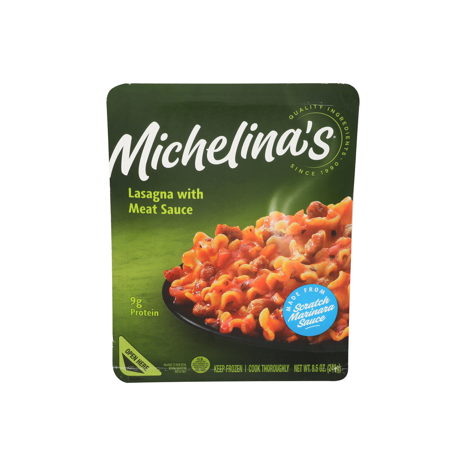 MICHELINA's Lasagna With Meat Sauce - 8.5 Ounce Image 1 of 4