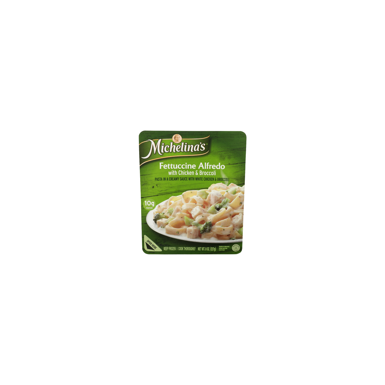 MICHELINA's Fettuccine Alfredo With Chicken & Broccoli - 8 Ounce Image 1 of 4