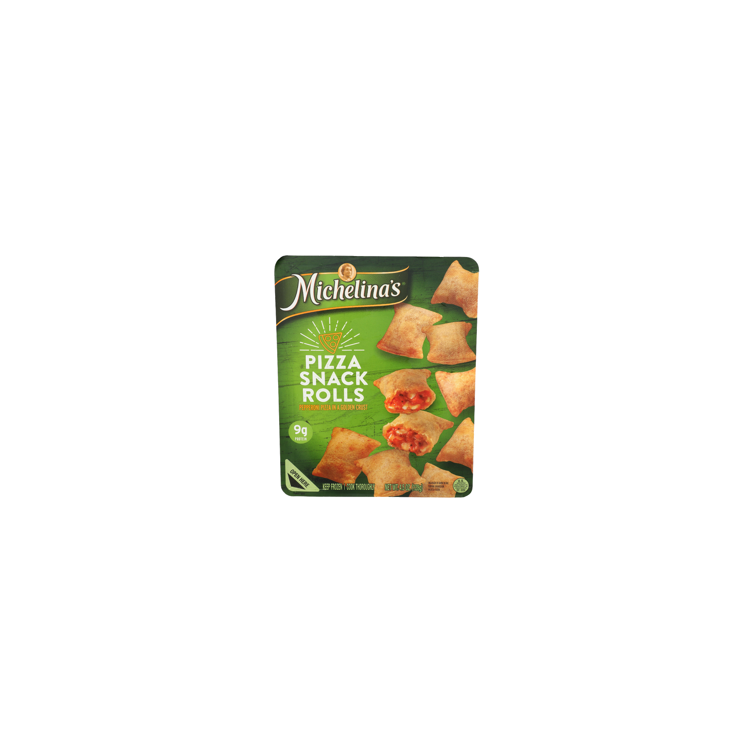 MICHELINA's Pepperoni Pizza In A Golden Crust Snack Rolls - 4.5 Ounce Image 1 of 4