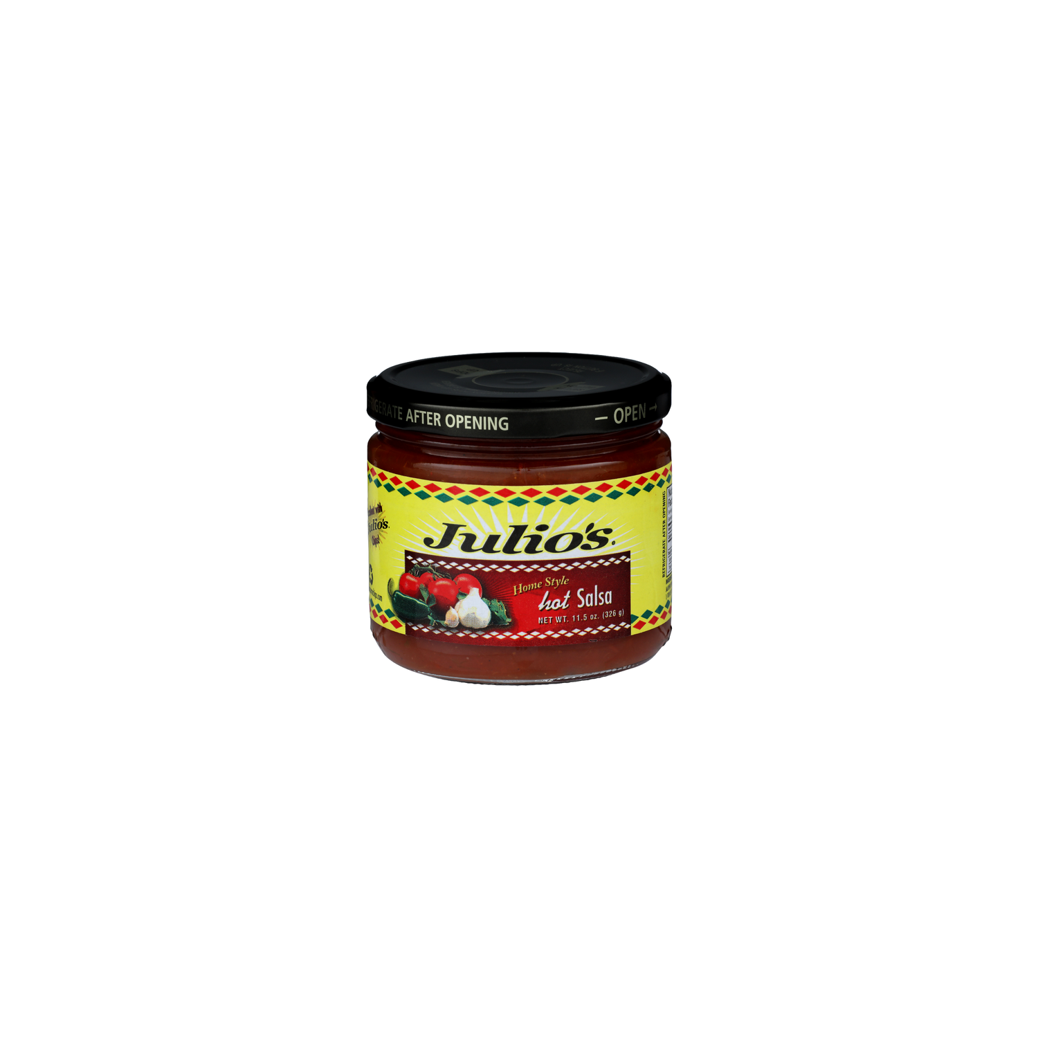 JULIO's Home Style Hot Salsa - 11.5 Ounce Image 1 of 4