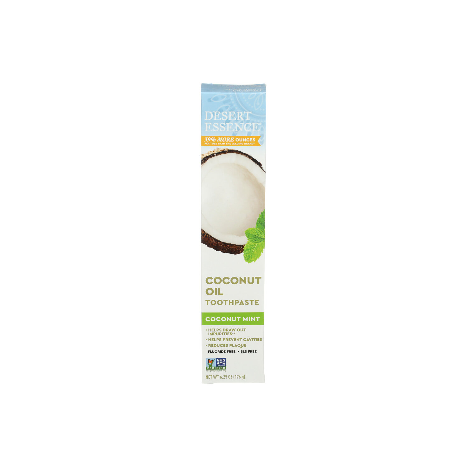 Desert Essence Coconut Mint Oil Toothpaste - 6.25 Ounce Image 1 of 3
