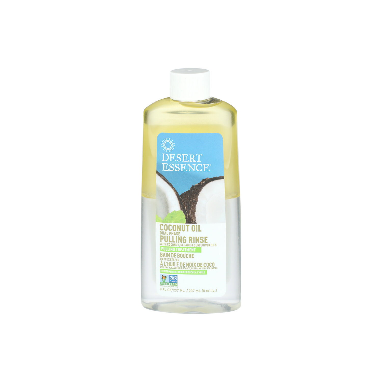 Desert Essence Pulling Rinse Treatment Coconut Oil - 8 Fluid Ounce Image 1 of 3
