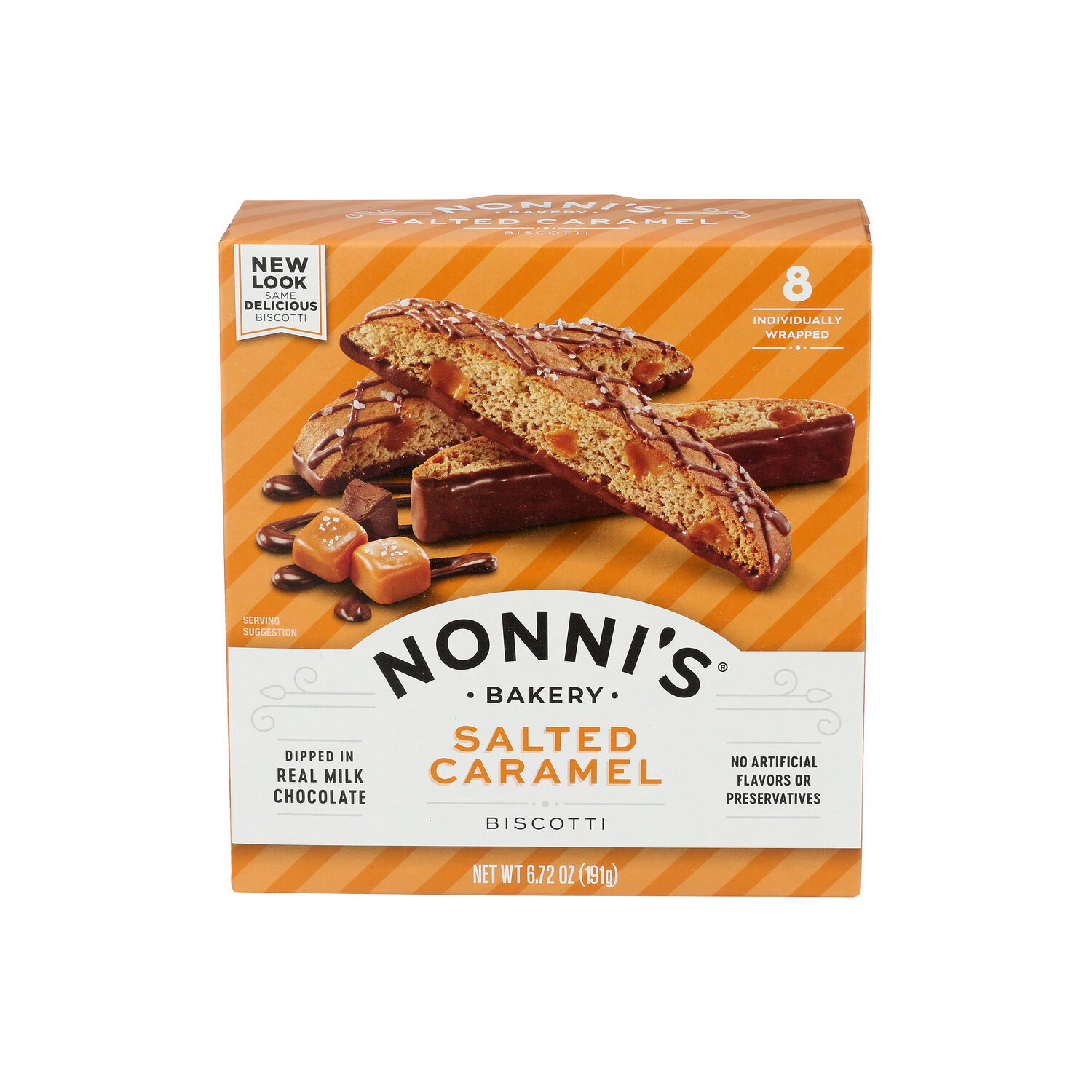 Nonni's Salted Caramel Biscotti - 0.84 Ounce - 8 Count Image 1 of 4