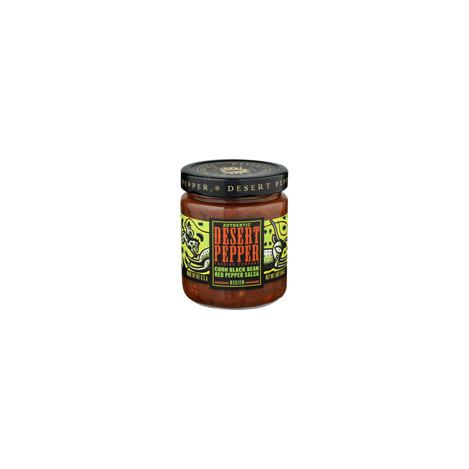 Desert Pepper Trading CO. Medium Corn Black Bean Red Salsa - 16 Ounce Image 1 of 4
