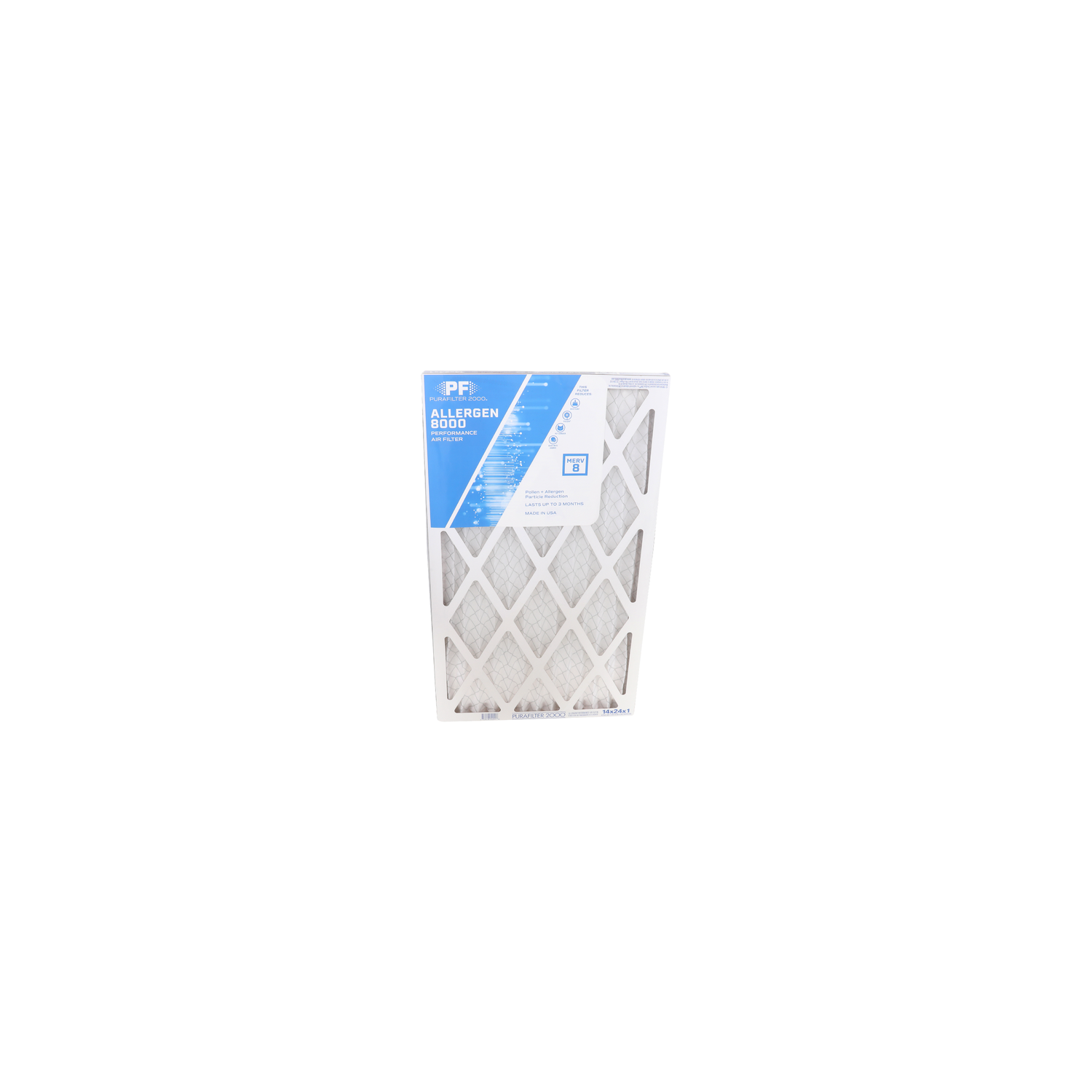Purafilter 2000 Merv 8 Performance Air Filter - 1 Each Image 1 of 2