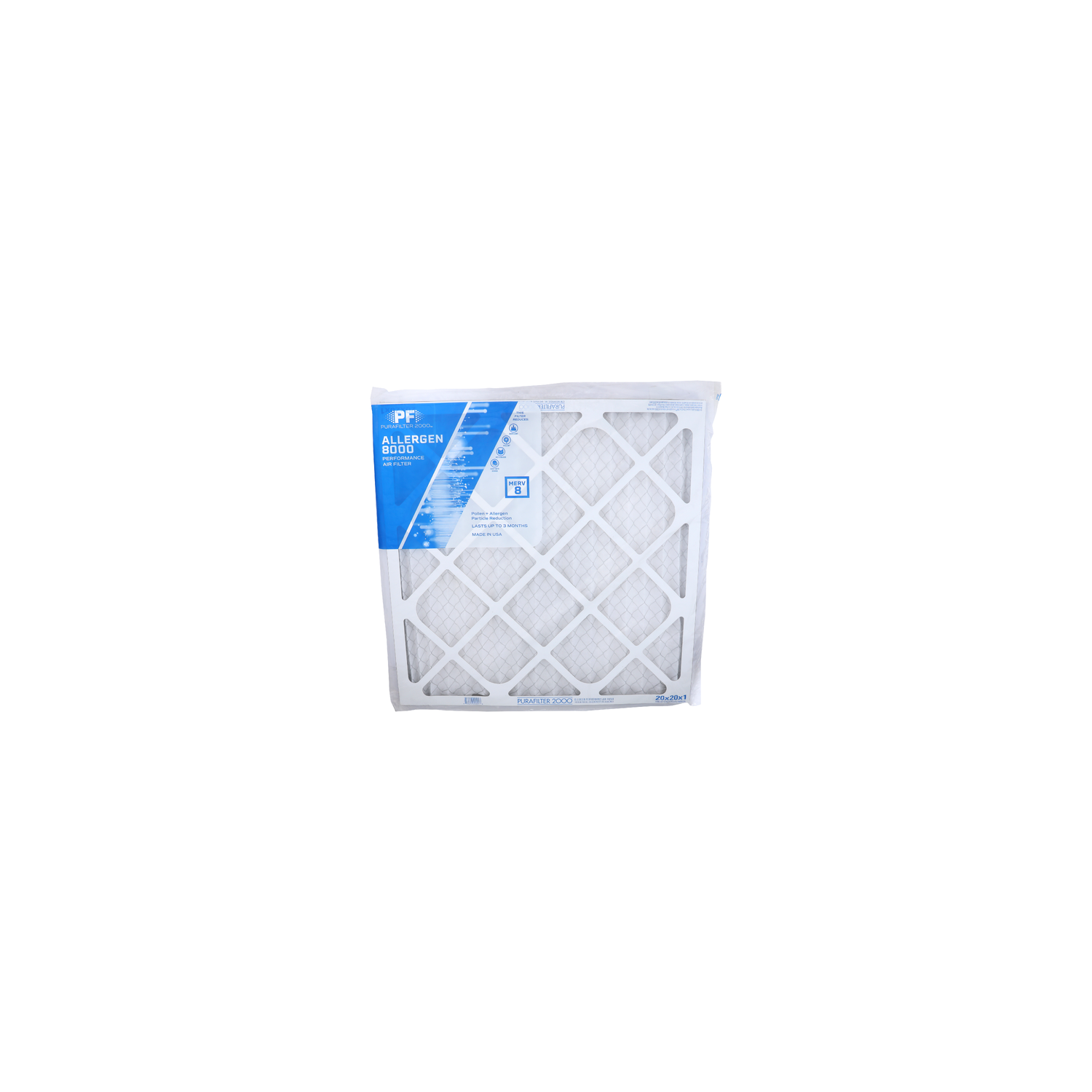 Purafilter 2000 Merv 8 Performance Air Filter - 1 Each Image 1 of 2