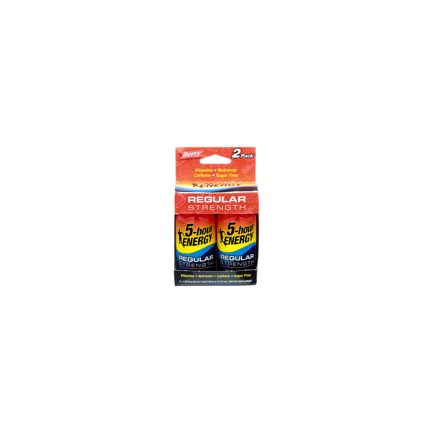 5-hour Energy Regular Strength Berry Shot - 1.93 Fluid Ounce - 2 Count Image 1 of 2