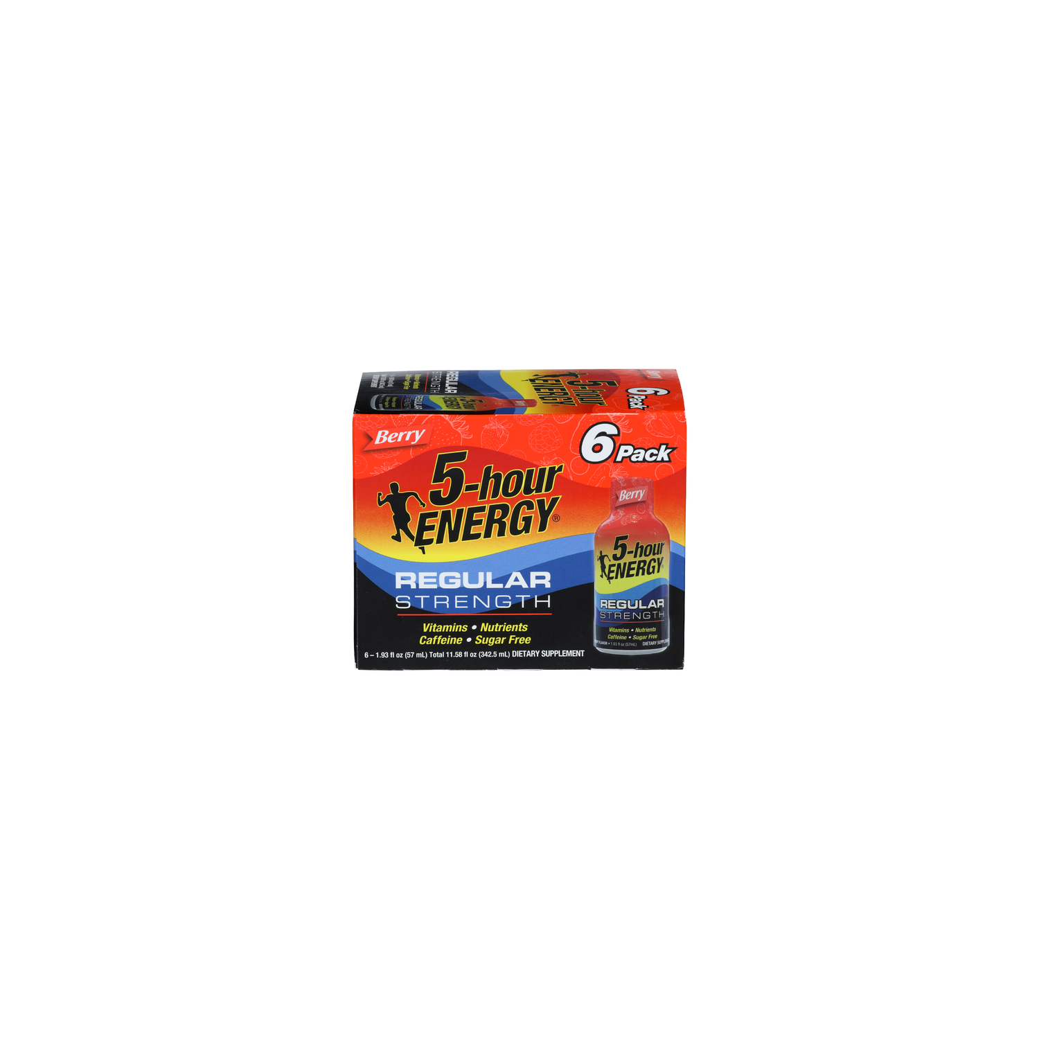 5-HOUR ENERGY Berry 6 Pack Regular Strength - 1.93 Fluid Ounce - 6 Count Image 1 of 2