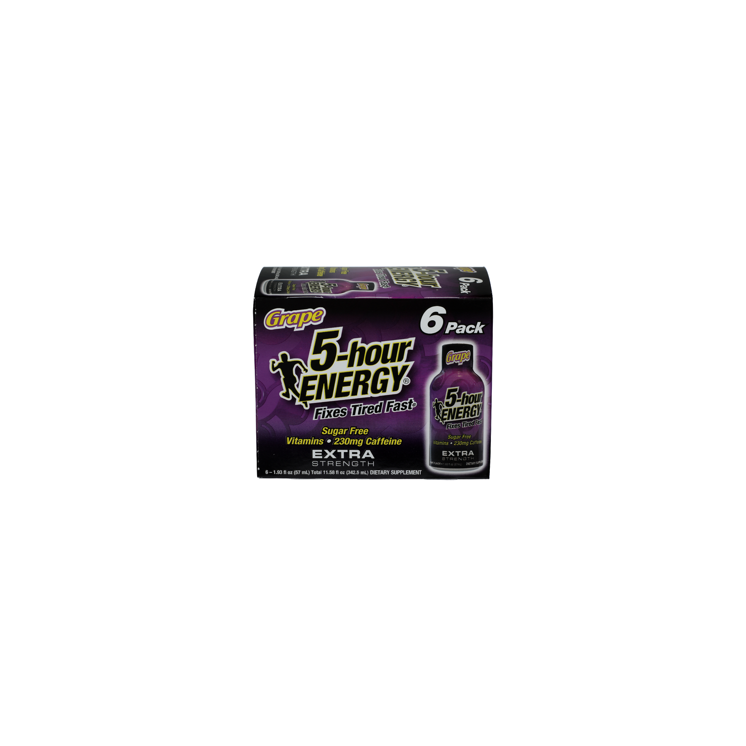 5 Hour Energy Grape Extra Strength 6 - 1.93 Fluid Ounce - 6 Count Image 1 of 2