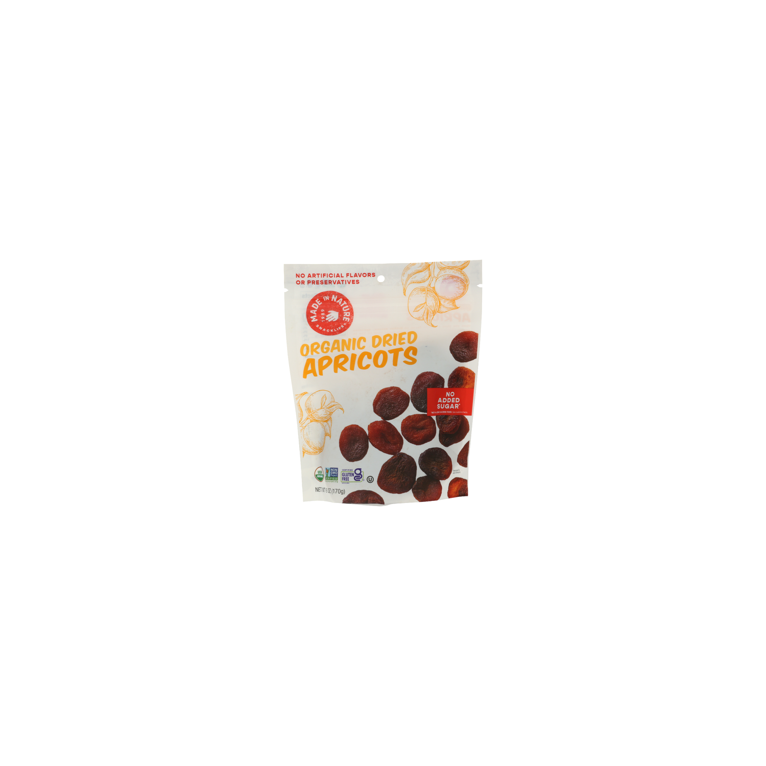 Made in Nature Organic Dried Apricots - 6 Ounce Image 1 of 4