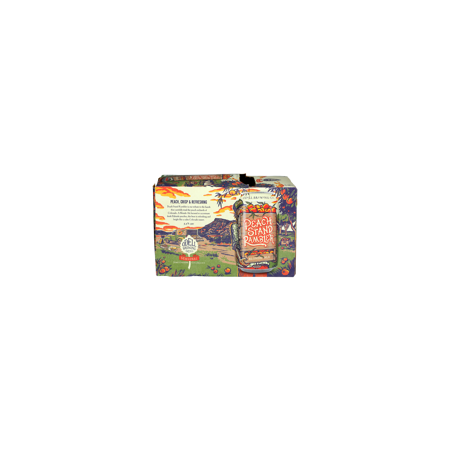 Odell Brewing Co Peach Stand Pambler Blonde Ale - 6 Count Image 1 of 2
