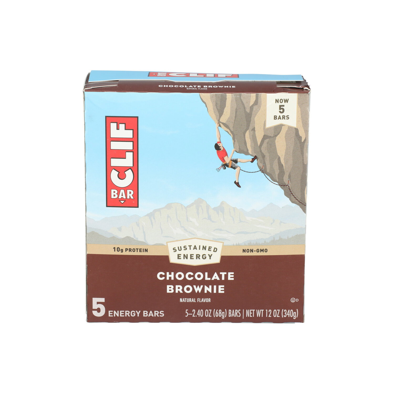 Clif Bar Chocolate Brownie Energy Bar - 2.4 Ounce - 5 Count Image 1 of 3