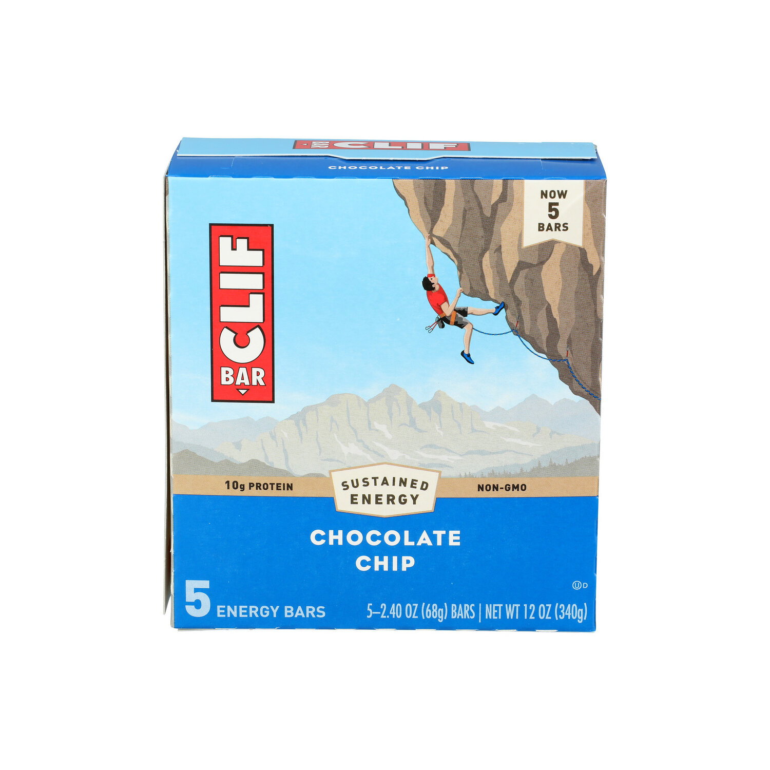Clif Bar Chocolate Chip Energy Bar - 2.4 Ounce - 5 Count Image 1 of 3