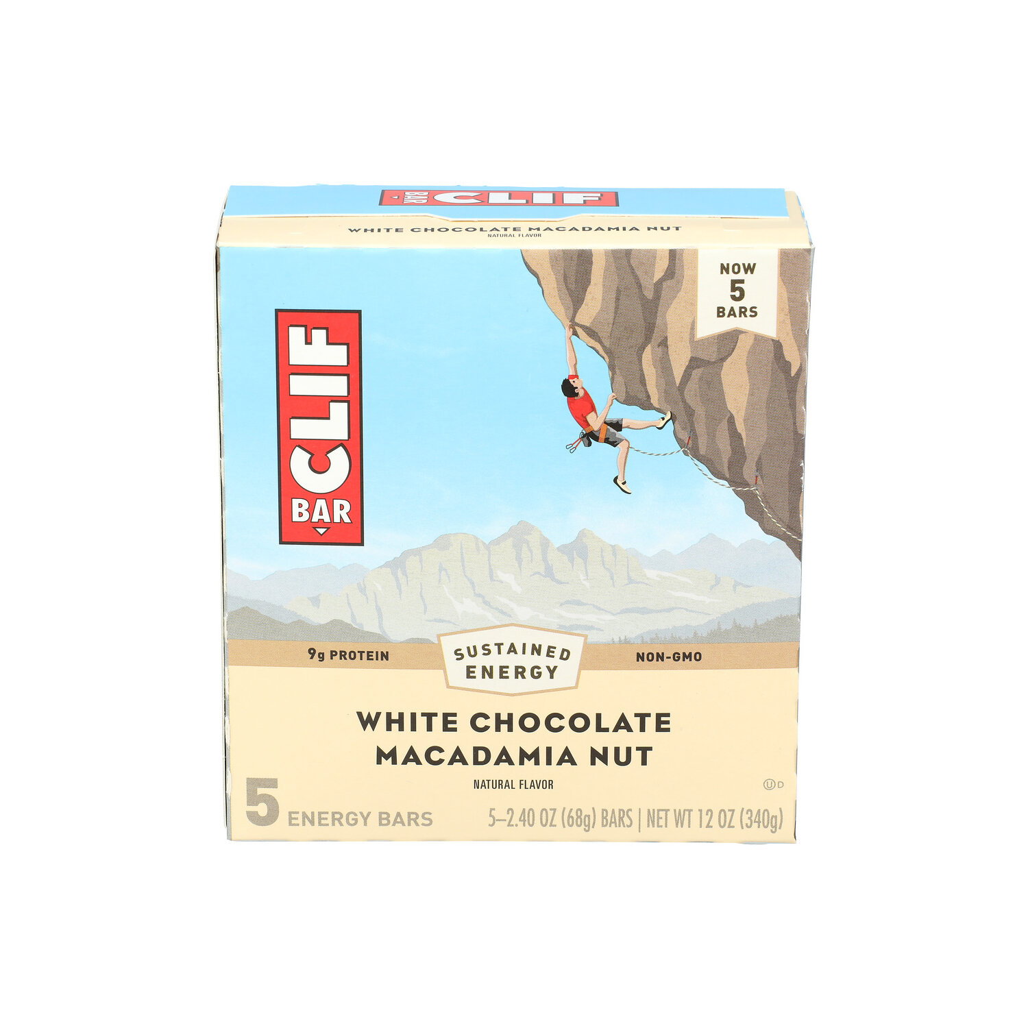Clif Bar 12Z Wht Choc Mac Nut 5PK 9 - 2.4 Ounce - 5 Count - FRESH