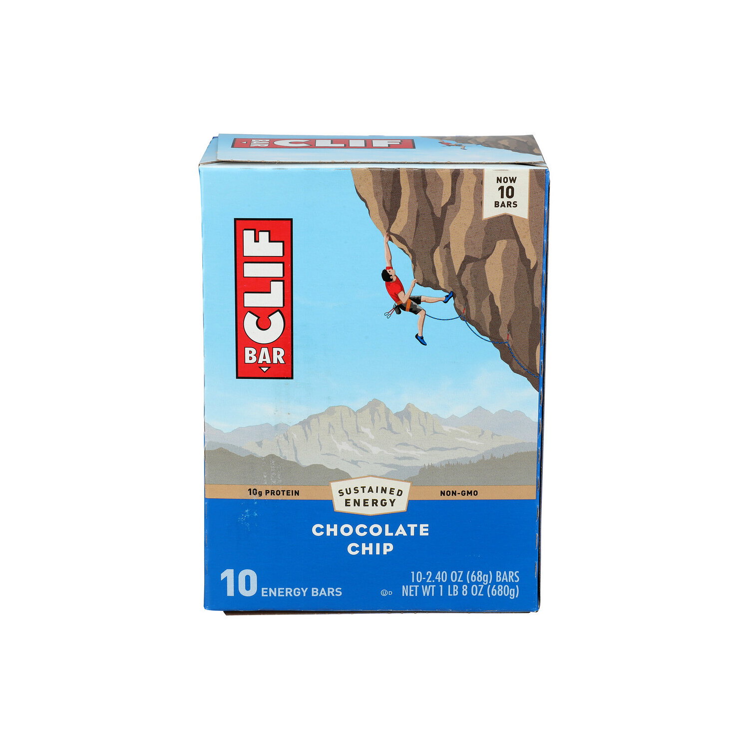 Clif Bar Chocolate Chip Energy Bar - 2.4 Ounce - 10 Count Image 1 of 3