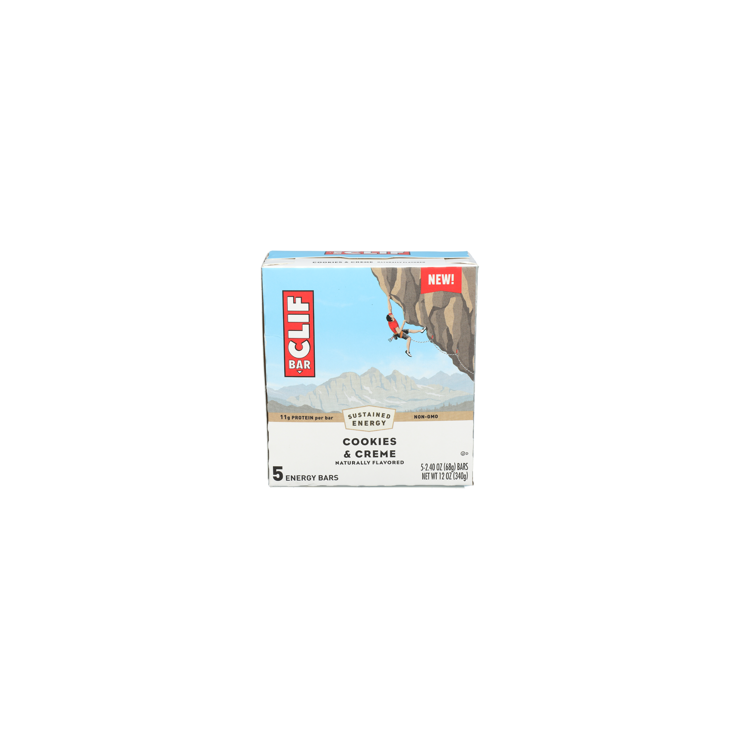 CLIF Cookie & Crème Protein Energy Bars - 2.4 Ounce - 5 Count Image 1 of 3
