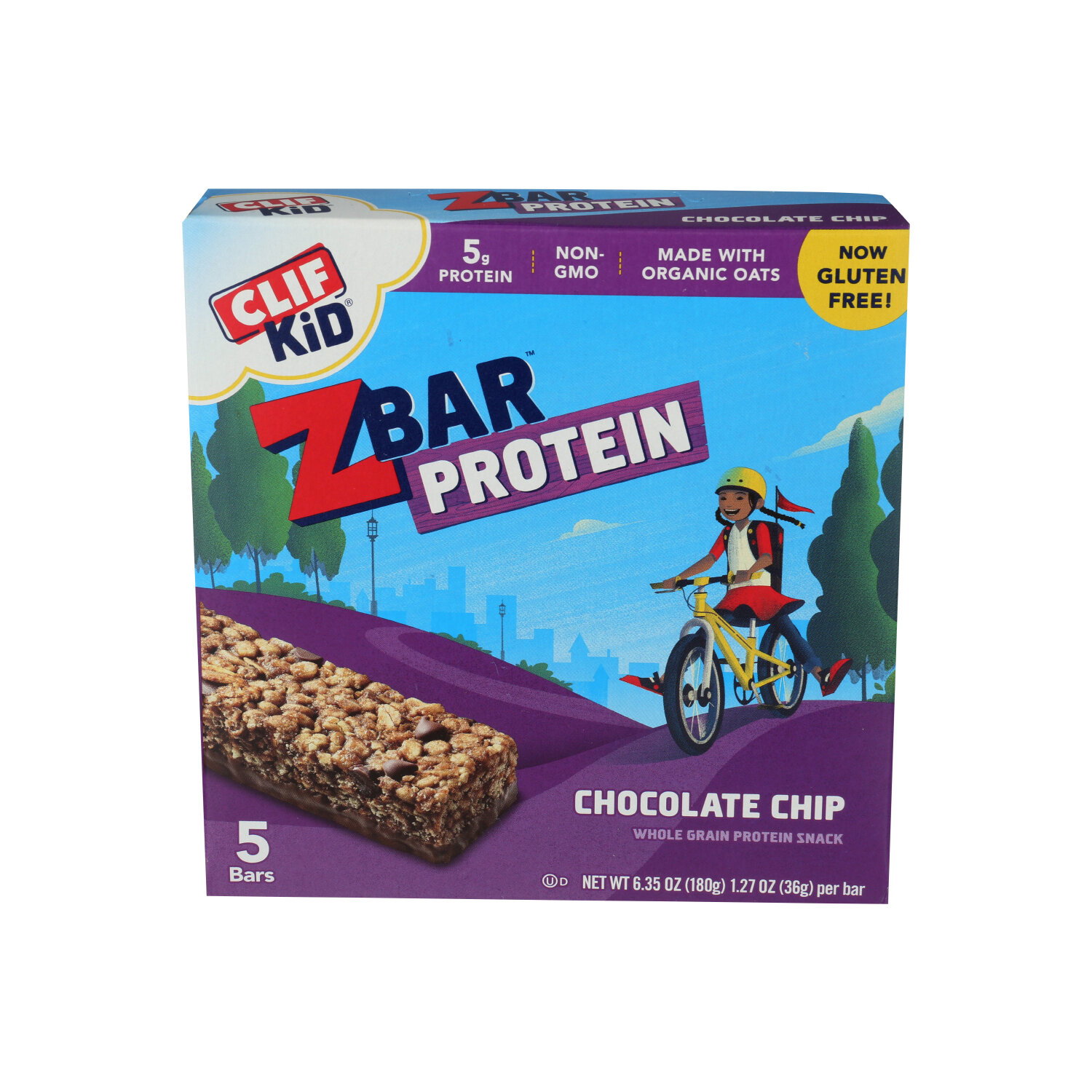 Clif Kid Bar Chocolate Chip - 1.27 Ounce - 5 Count Image 1 of 2