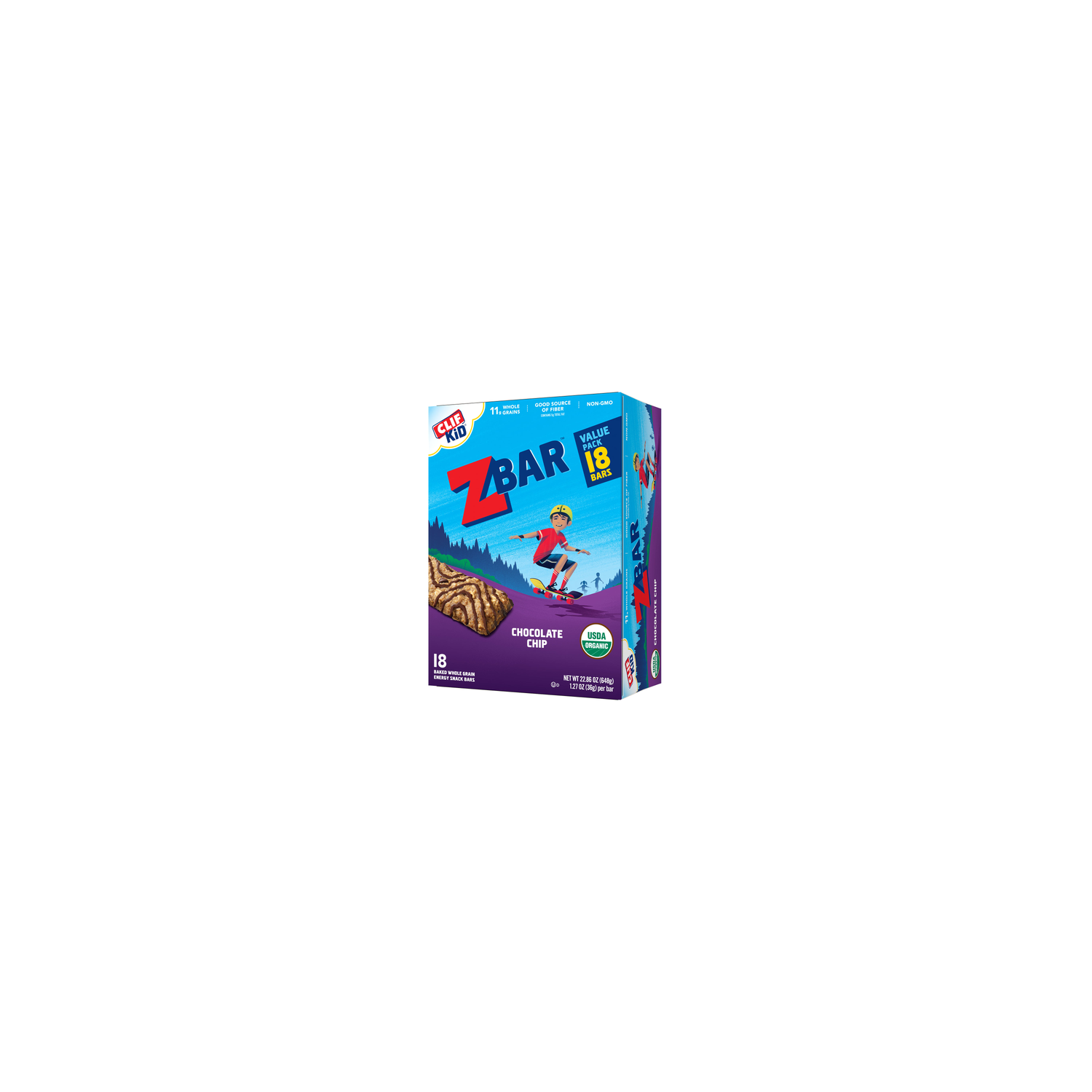 Clif Kid ZBAR Chocolate Chip - 22.86 Ounce Image 1 of 3