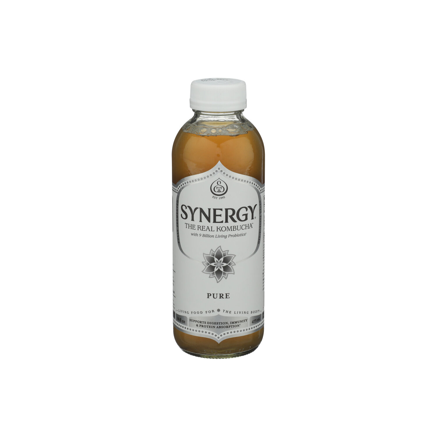 GT's Living Foods SYNERGY The Real Kombucha Pure - 16 Fluid Ounce Image 1 of 4