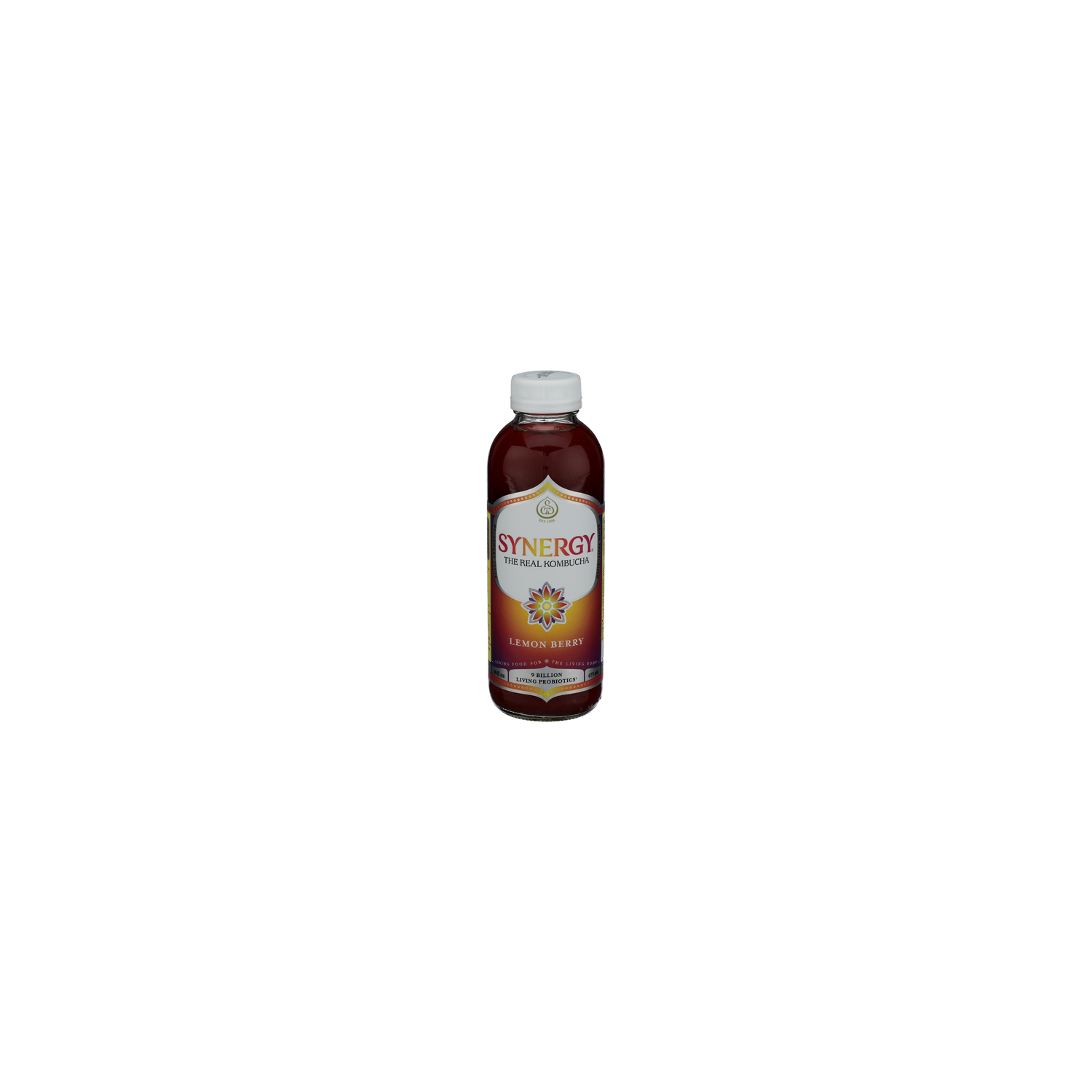 GT's Living Foods Lemon Berry Kombucha Synergy The Real - 16 Fluid Ounce Image 1 of 4