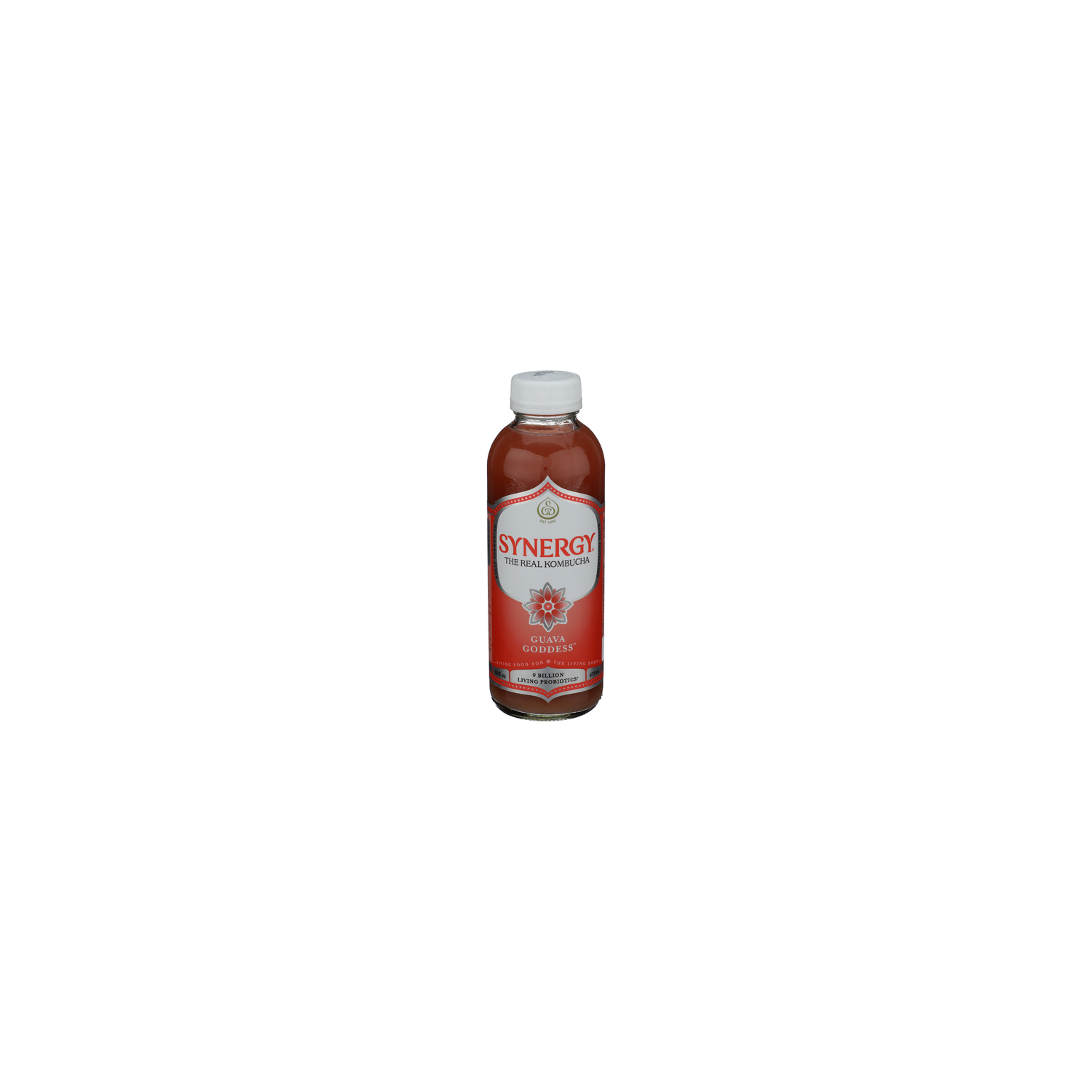 GT's Living Foods Guava Kombucha Synergy Goddess - 16 Fluid Ounce Image 1 of 4