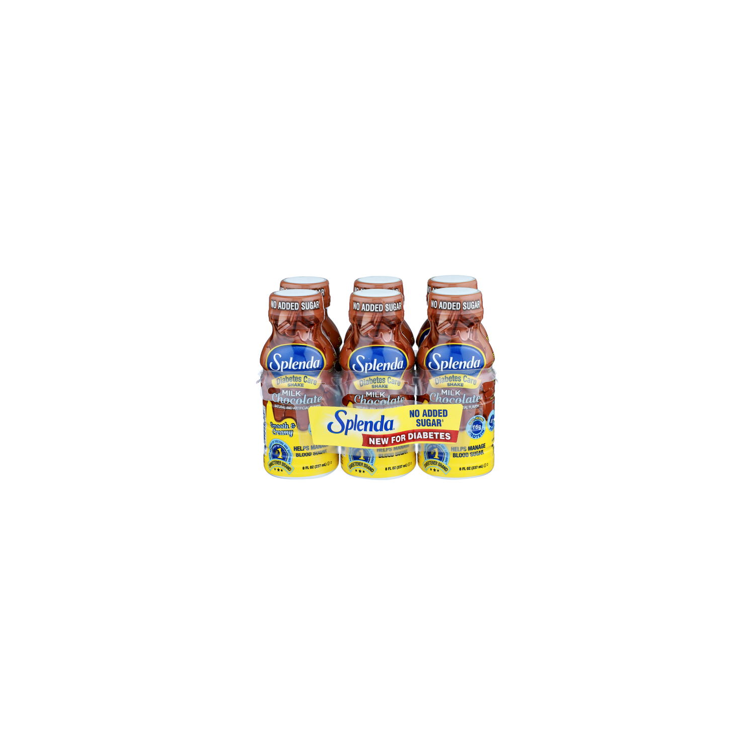 Splenda Milk Chocolate Smooth & Creamy Diabetes Care Shake - 8 Fluid Ounce - 6 Count Image 1 of 4