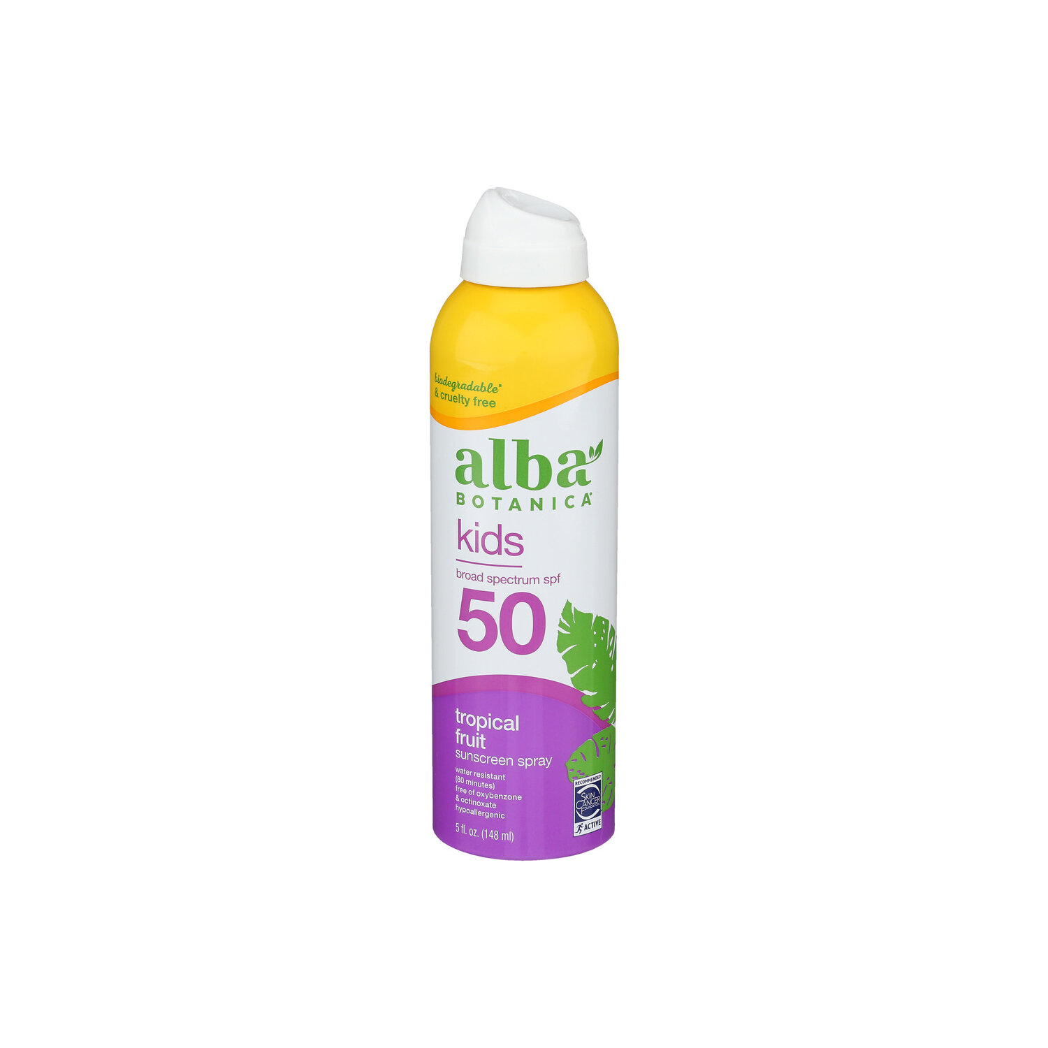 Alba Botanica Tropical Fruit Broad Spectrum Spf 50 Kids Sunscreen - 6 Ounce Image 1 of 2