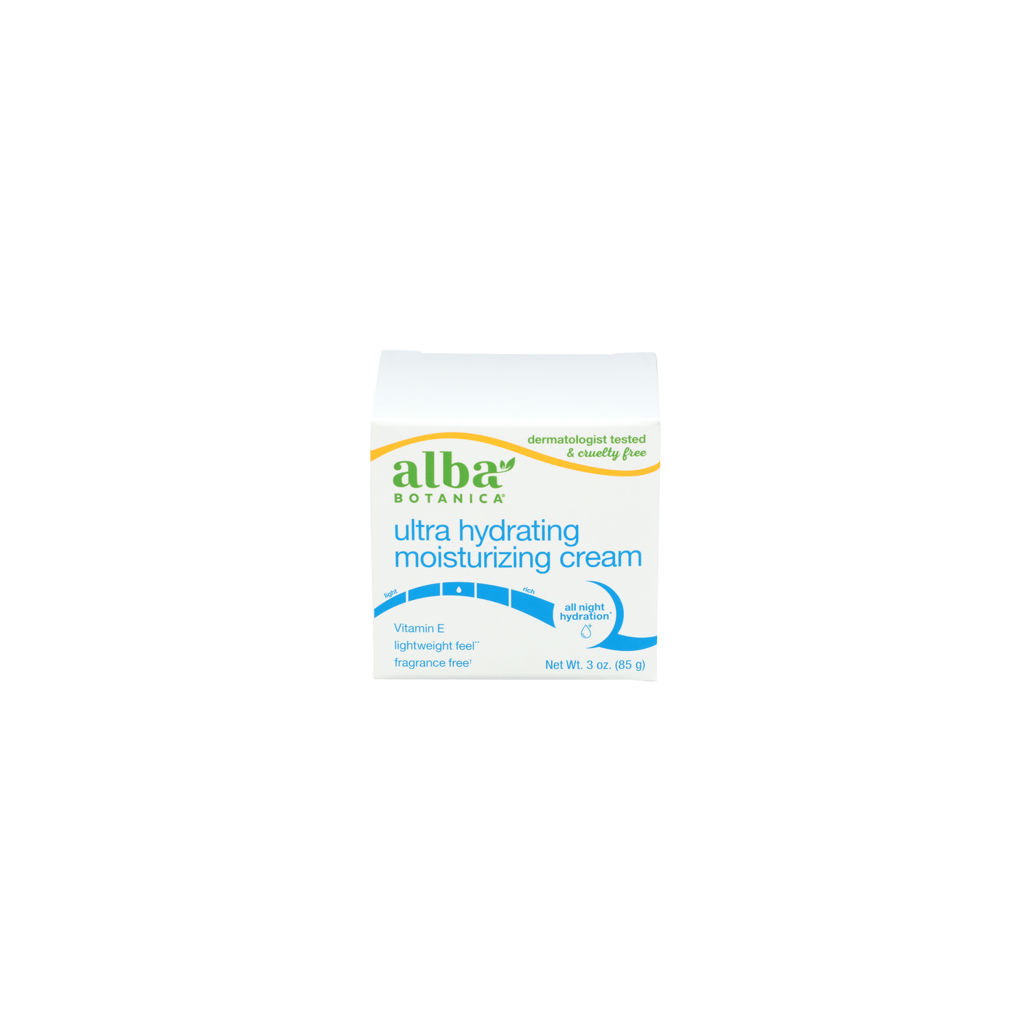 Alba Botanica Fragrance Free Ultra Hydrating Moisturizing Cream - 3 Ounce Image 1 of 3