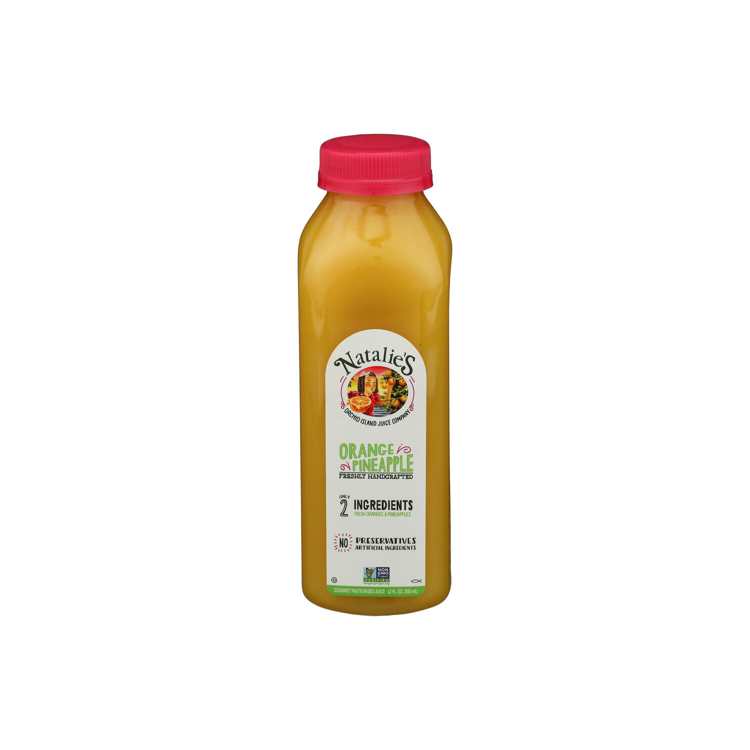 NATALIE's Orchid Island Juice Company Orange Jucie And Pineapple Puree - 12 Fluid Ounce Image 1 of 4