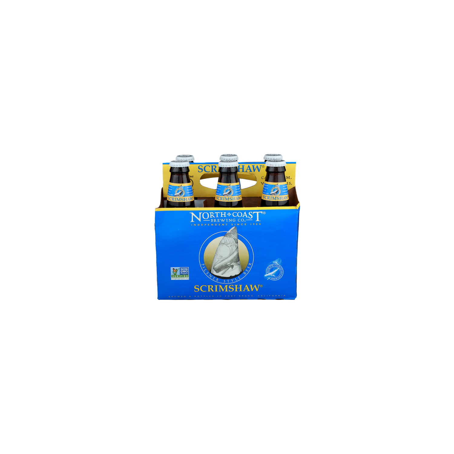 North Coast Brewing CO. Pilsner Style Beer Scrimshaw - 12 Ounce - 6 Count Image 1 of 2