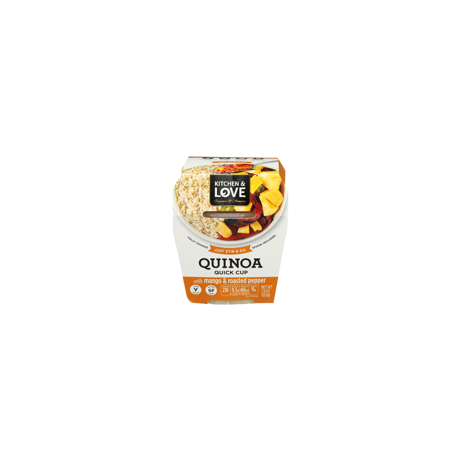 KITCHEN & LOVE Mango & Roasted Peppers Quinoa Meal - 7.9 Ounce Image 1 of 4
