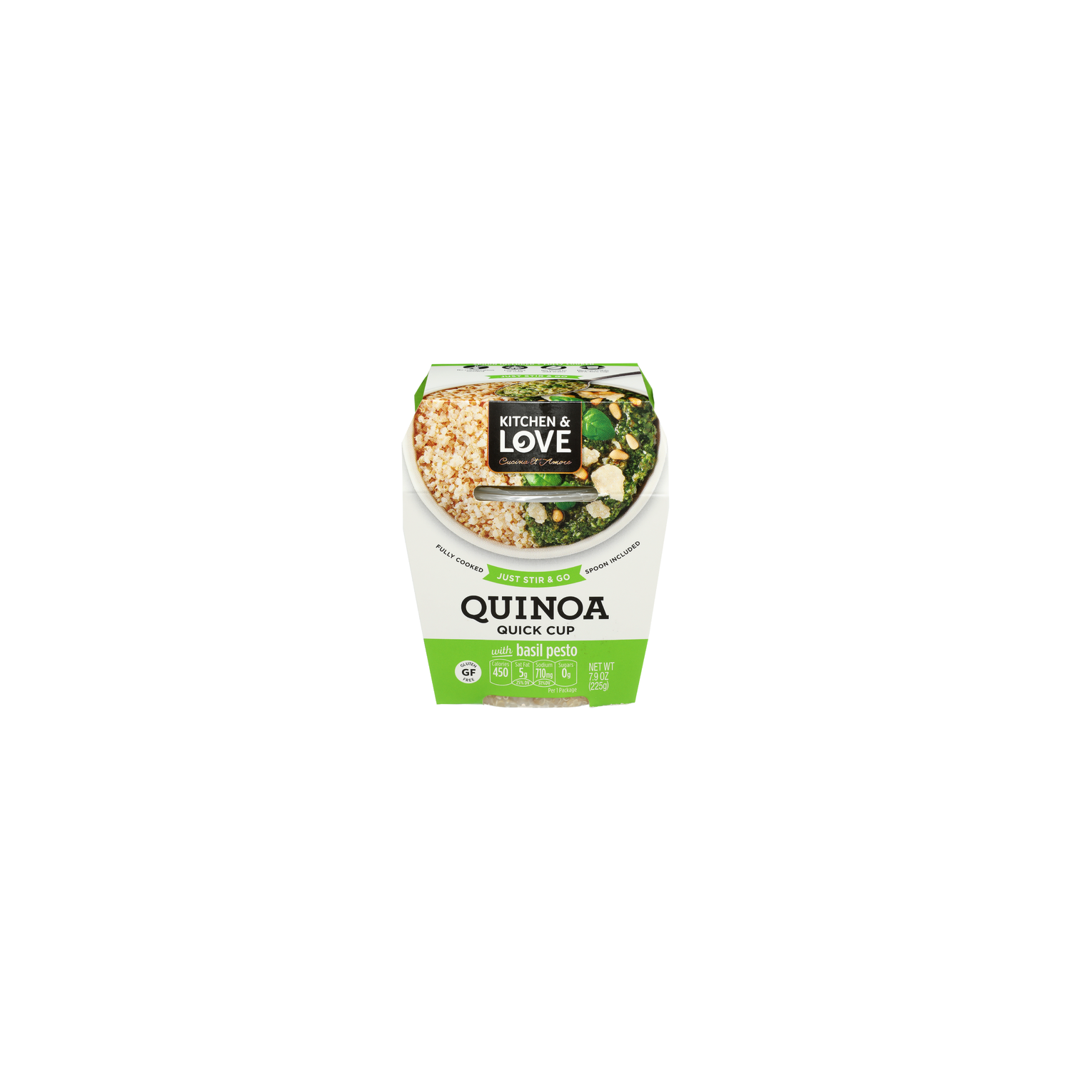 KITCHEN & LOVE Basil Pesto Quinoa Meal - 7.9 Ounce Image 1 of 4