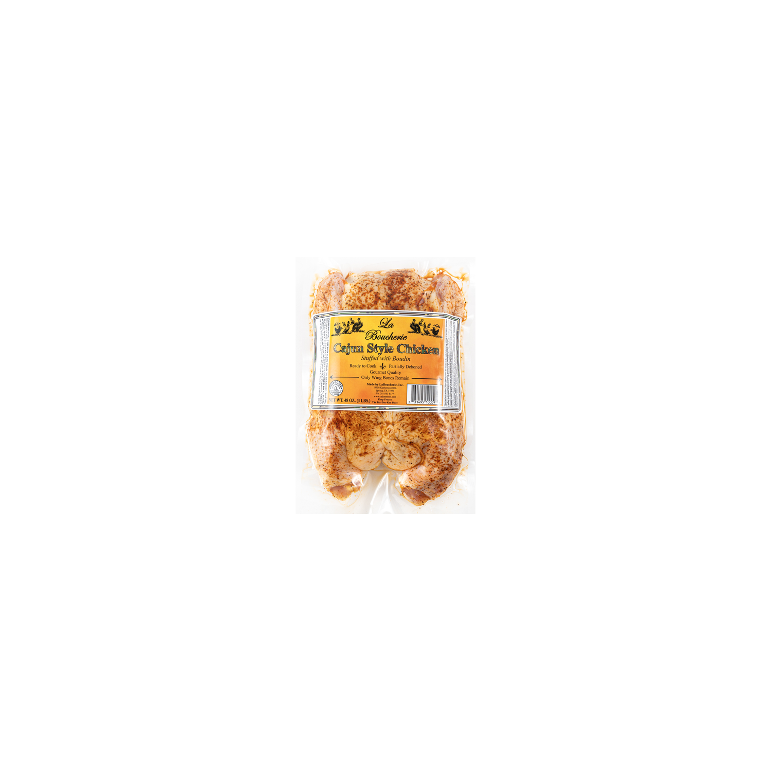 La Boucherie Whole Deboned Cajun Style Chicken Stuffed With Boudin - 48 Ounce Image 1 of 2