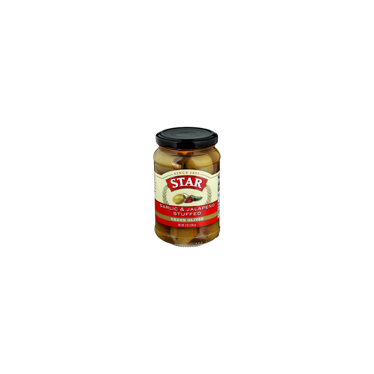 Star Garlic & Jalapeno Stuffed Green Olives - 7 Ounce Image 1 of 4